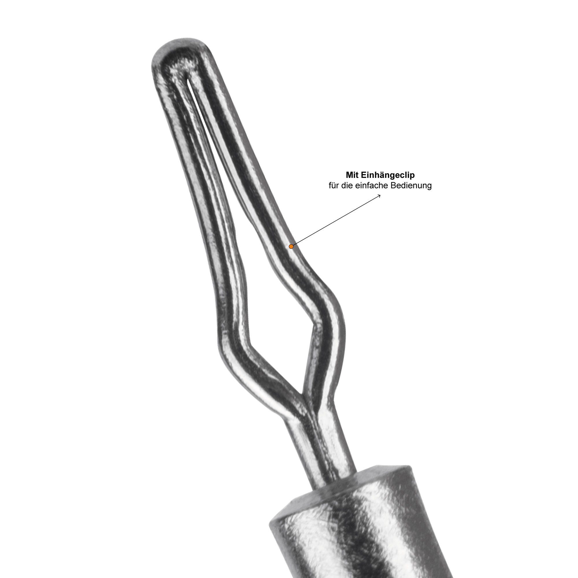 Zite Drop-Shot-Blei 5 Stück Stabblei 7g - Angelblei für Finesse Angeln - Grundblei