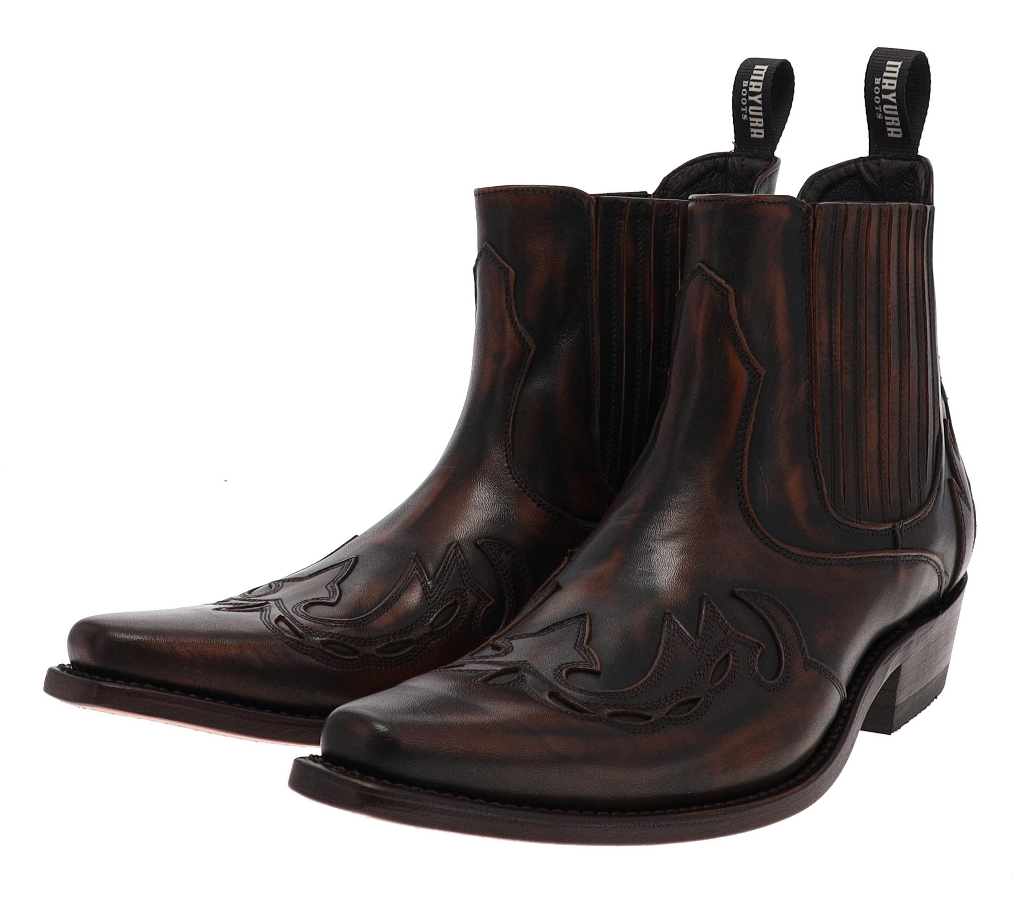 MB021 Braun Westernstiefelette