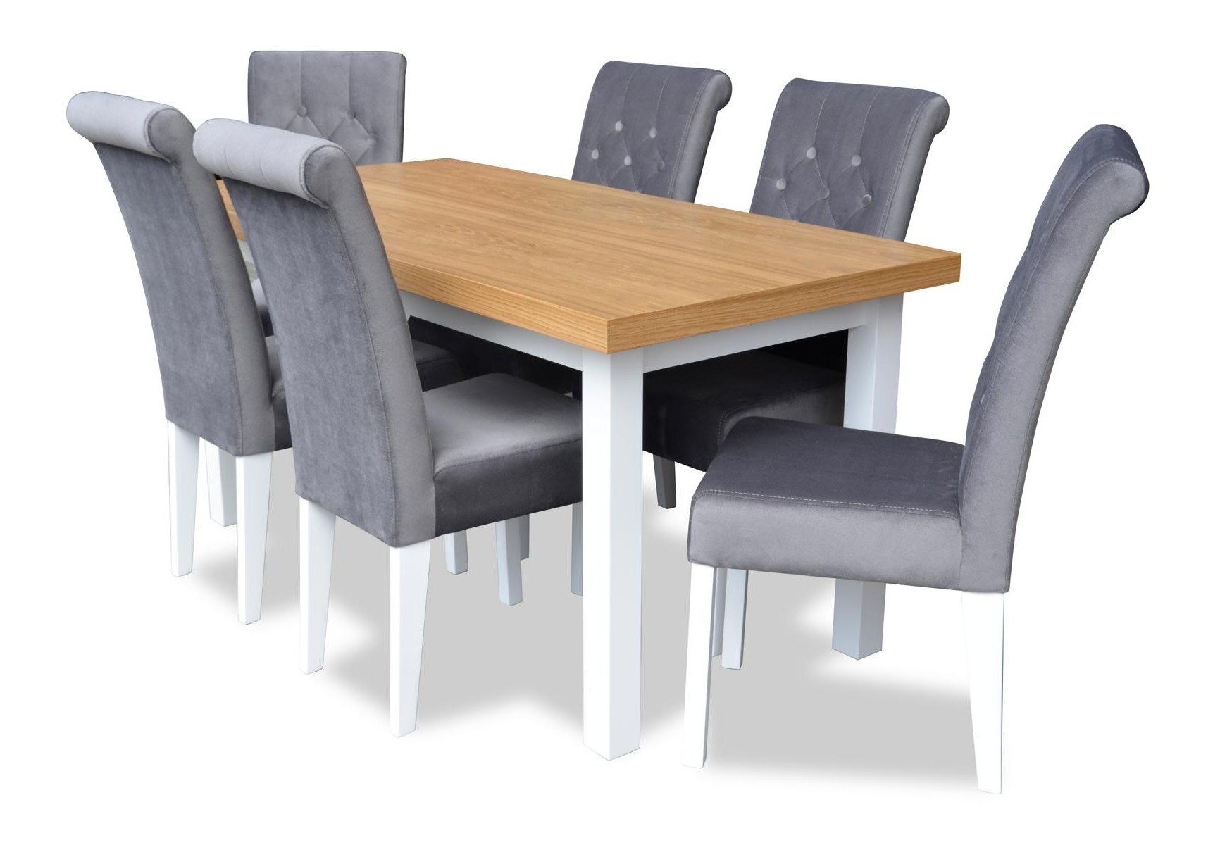 Xlmoebel Essgruppe Lehnstuhl und 6 Stühle mit Tisch 7tlg. Essgarnitur, (Essgarnitur, 7-tlg., 7-tlg), Made in Europa