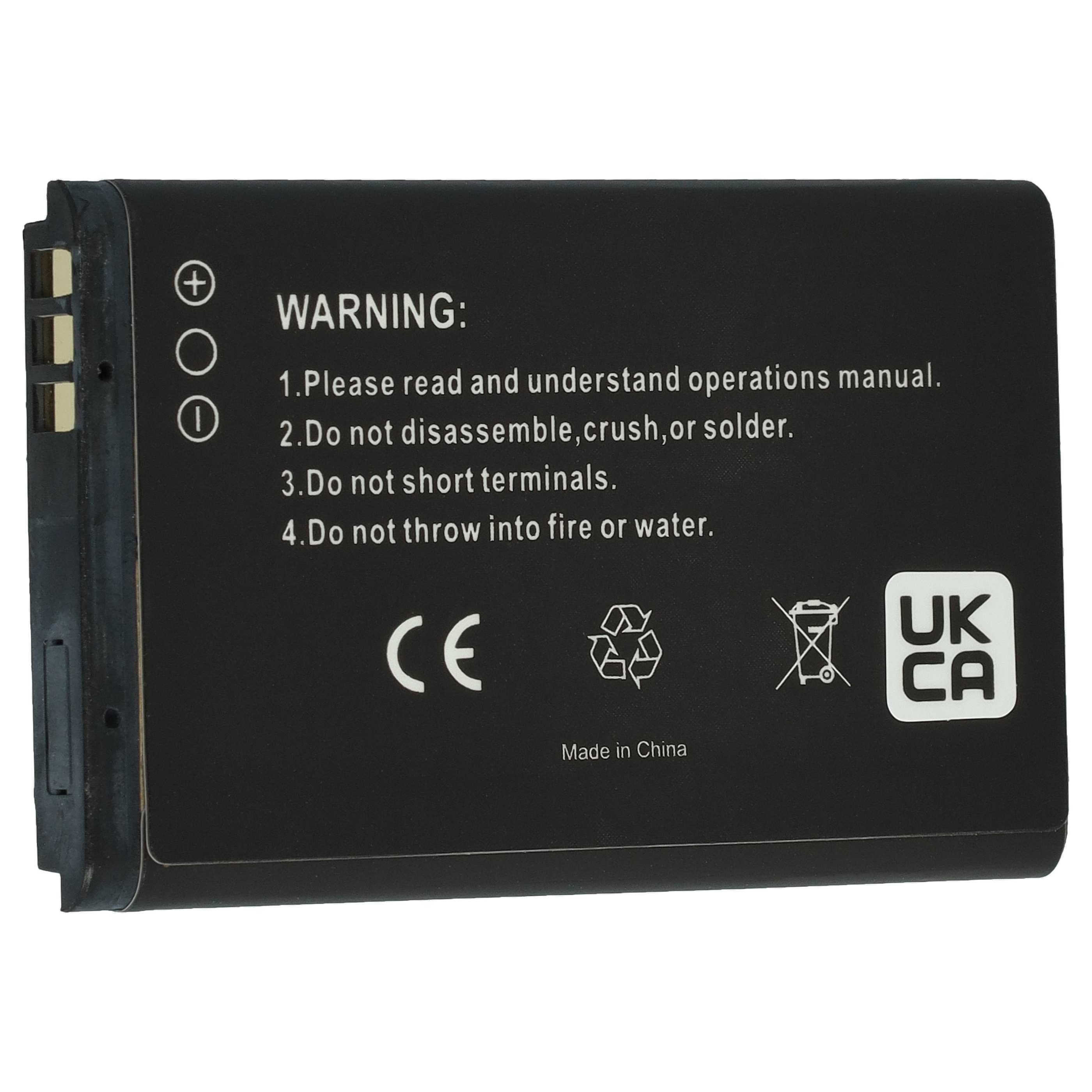 vhbw Akku Ersatz für Doro TB-BL5C, SIB-16 für Mobilfunk (700 mAh, 3,7 V, Smartphone-Akku Akku Li-Ion 700 mAh (3,7 V, 3 St), Leistungsfähige Austausch-Akkus für Telefon, Smartphone