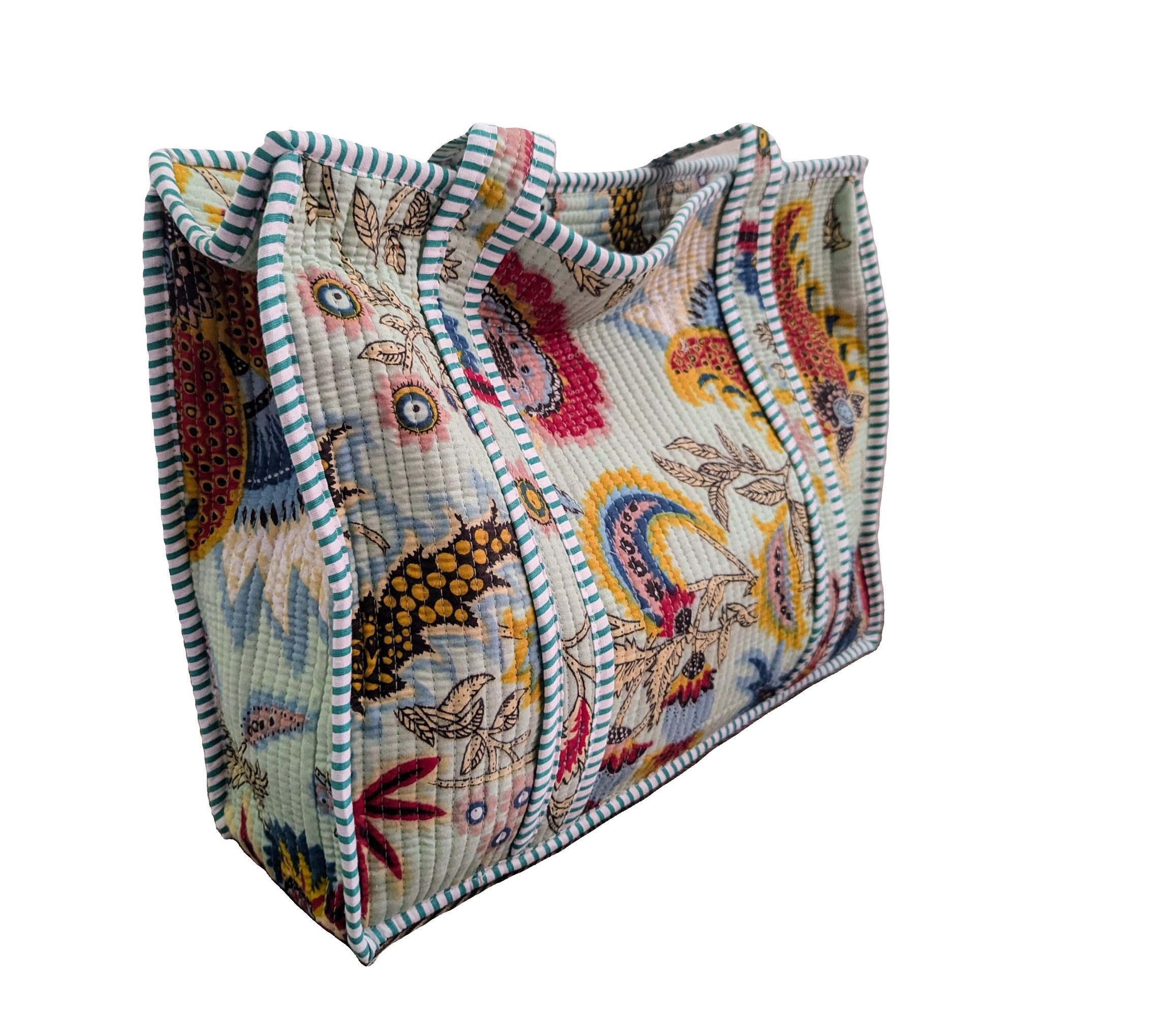 Aurelie Strandtasche Sommertasche, Innentasche mit Reisverschluss