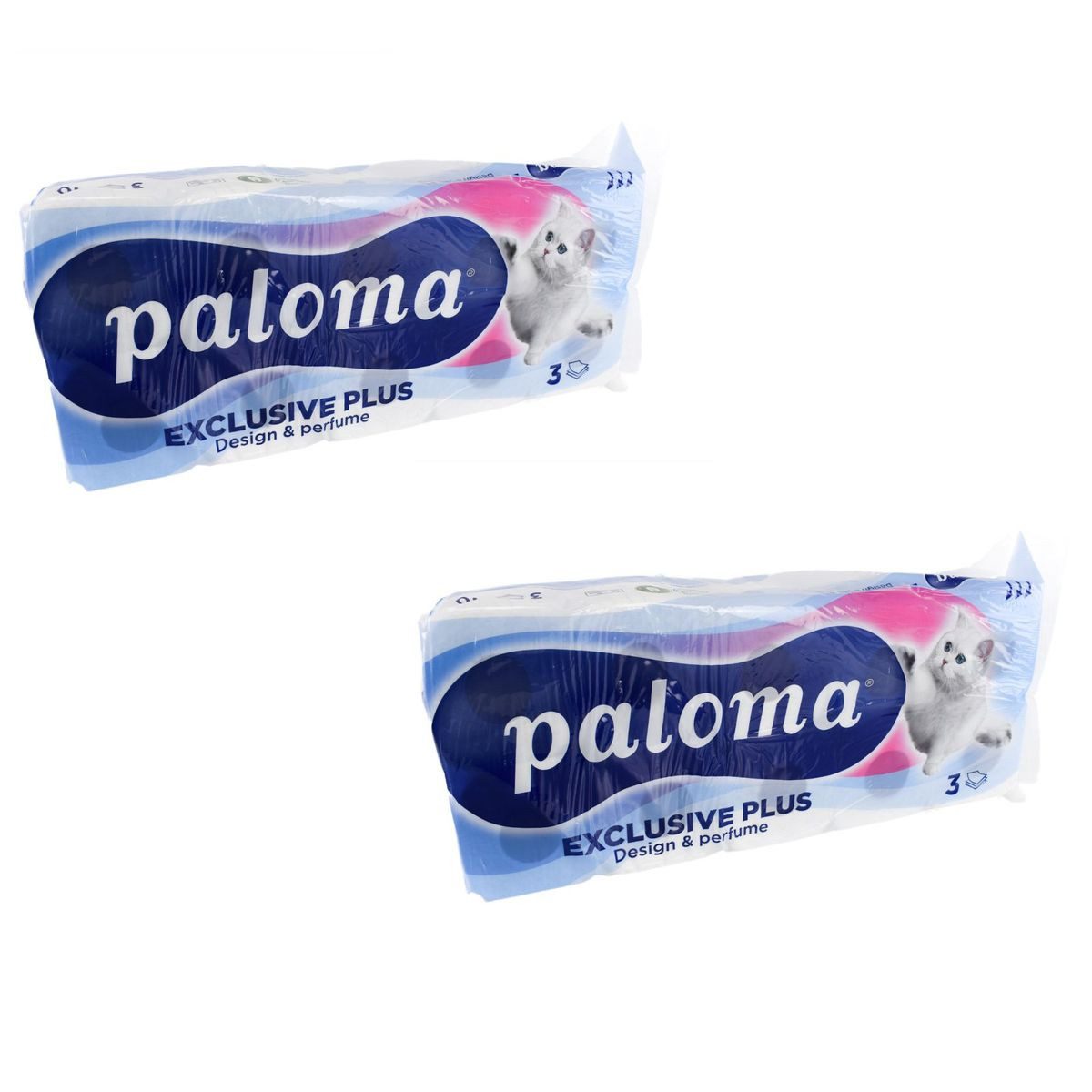 Marabellas Shop Toilettenpapier Toilettenpapier Paloma 3-lagig mit Duft 20, 40 oder 80 Papierrollen (20-St), 3-lagig