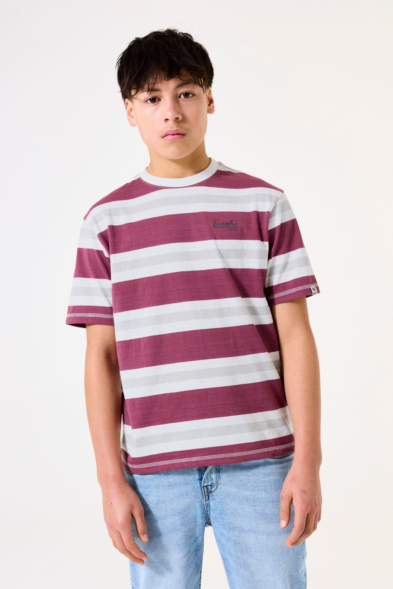 Garcia T-Shirt mit Streifen Muster – Bild 2 von 5