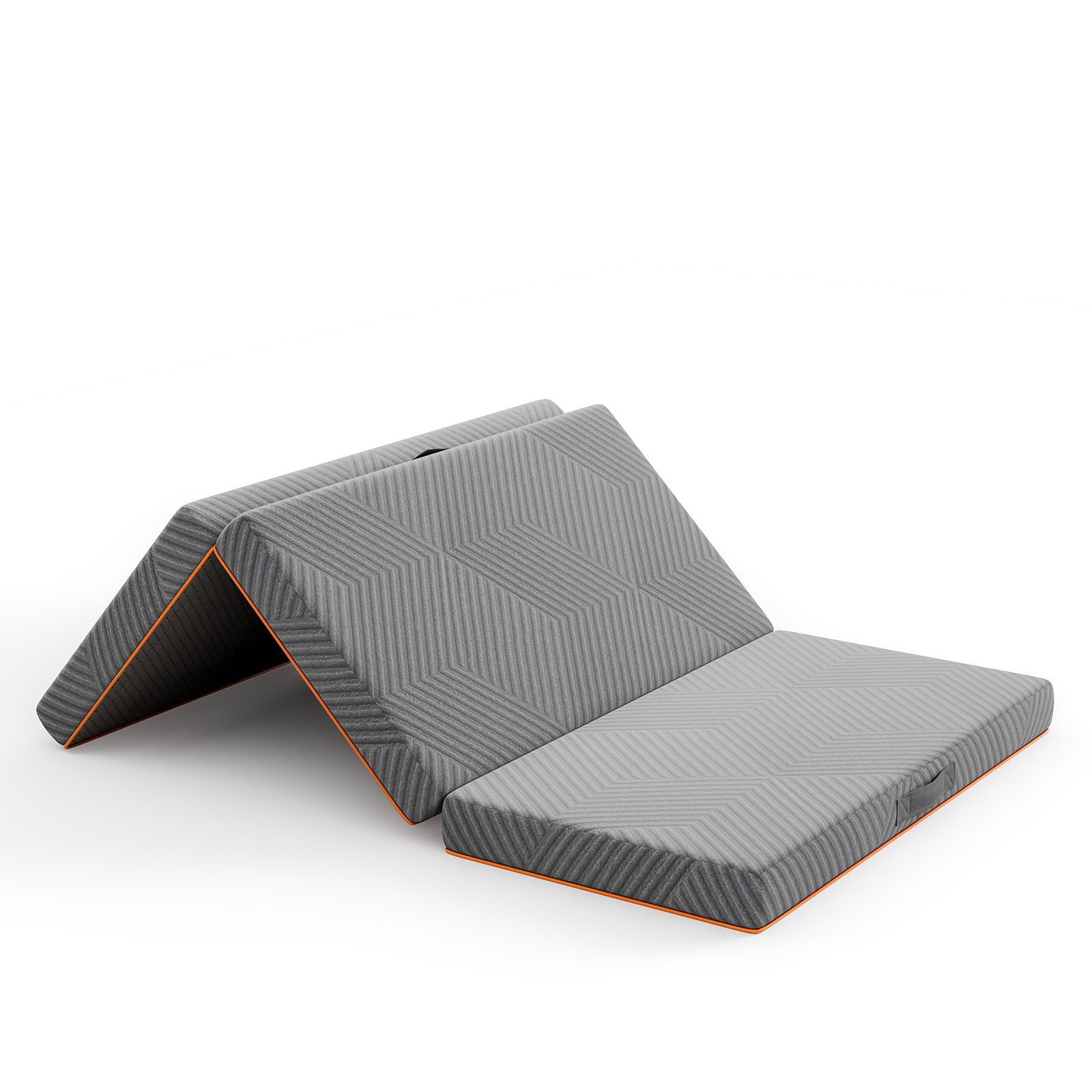 Klappmatratze 3-teilige Faltmatratze Gästematratze in grau, Vesgantti, mit günstig online kaufen