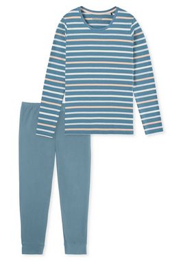 Schiesser Pyjama Casual Essentials (Set, 2 tlg) Schlafanzug - Baumwolle - Atmungsaktiv