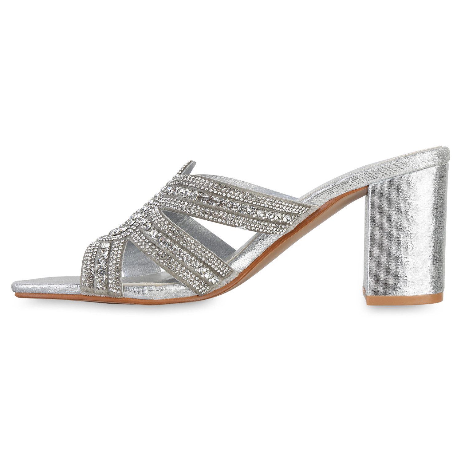 VAN HILL 841539 Sandalette Damen Pantoletten günstig online kaufen