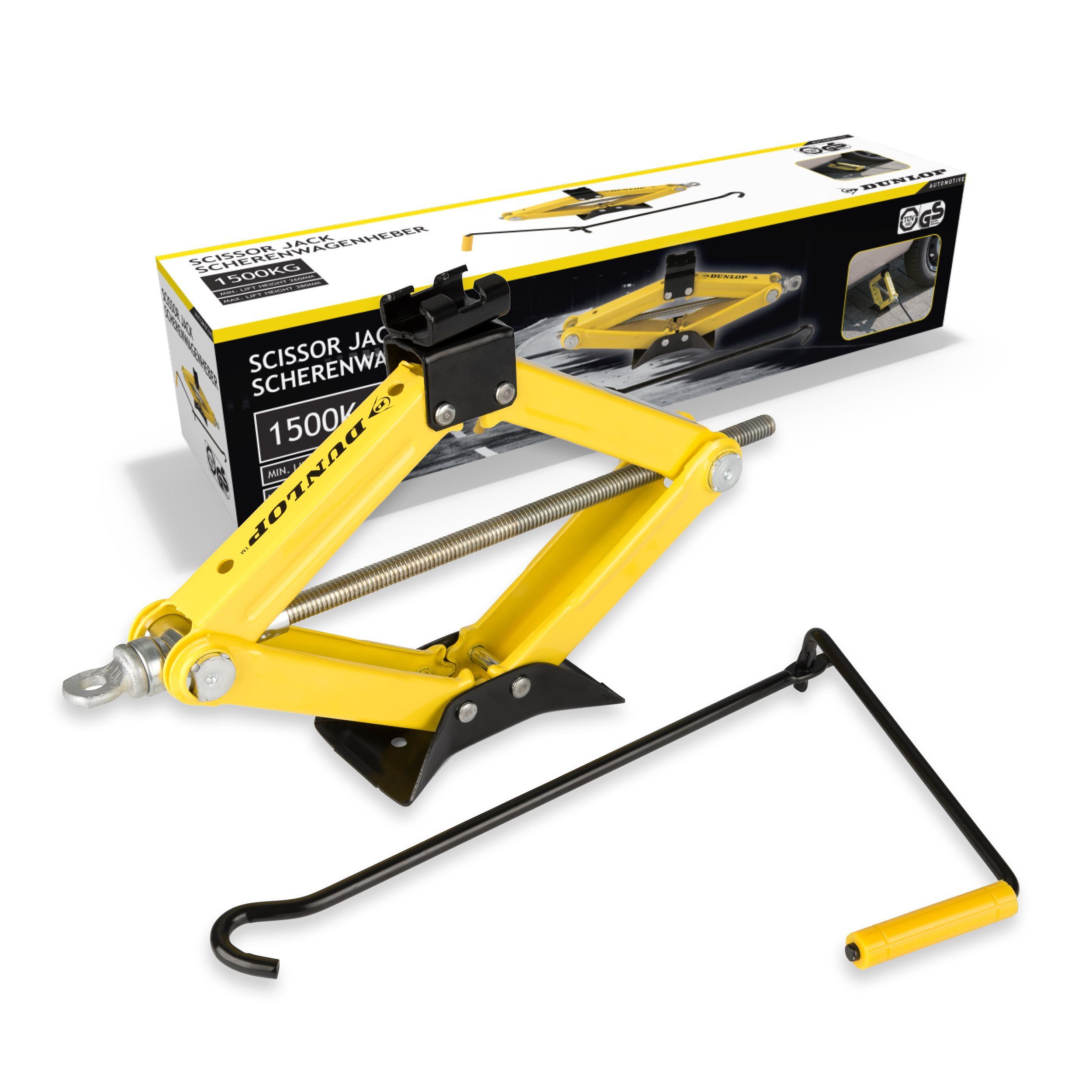 Dunlop Unterstellbock Dunlop Wagenheber 1,5 T