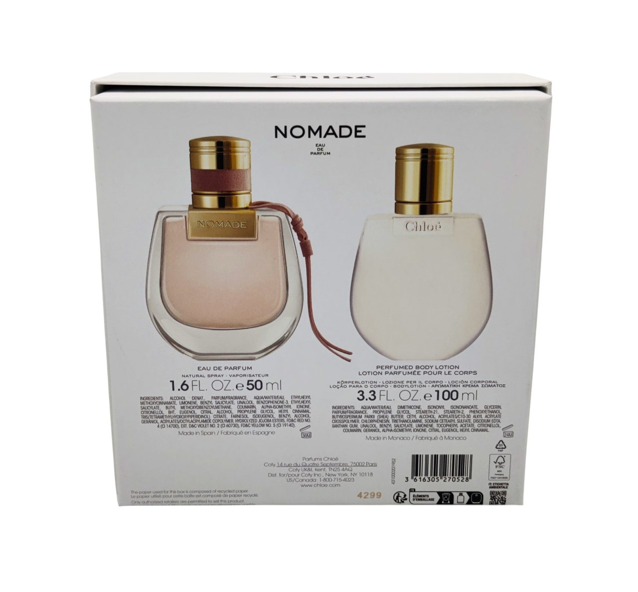 Chloé Duft-Set Nomade Eau de Parfum Geschenkset, 2-tlg.