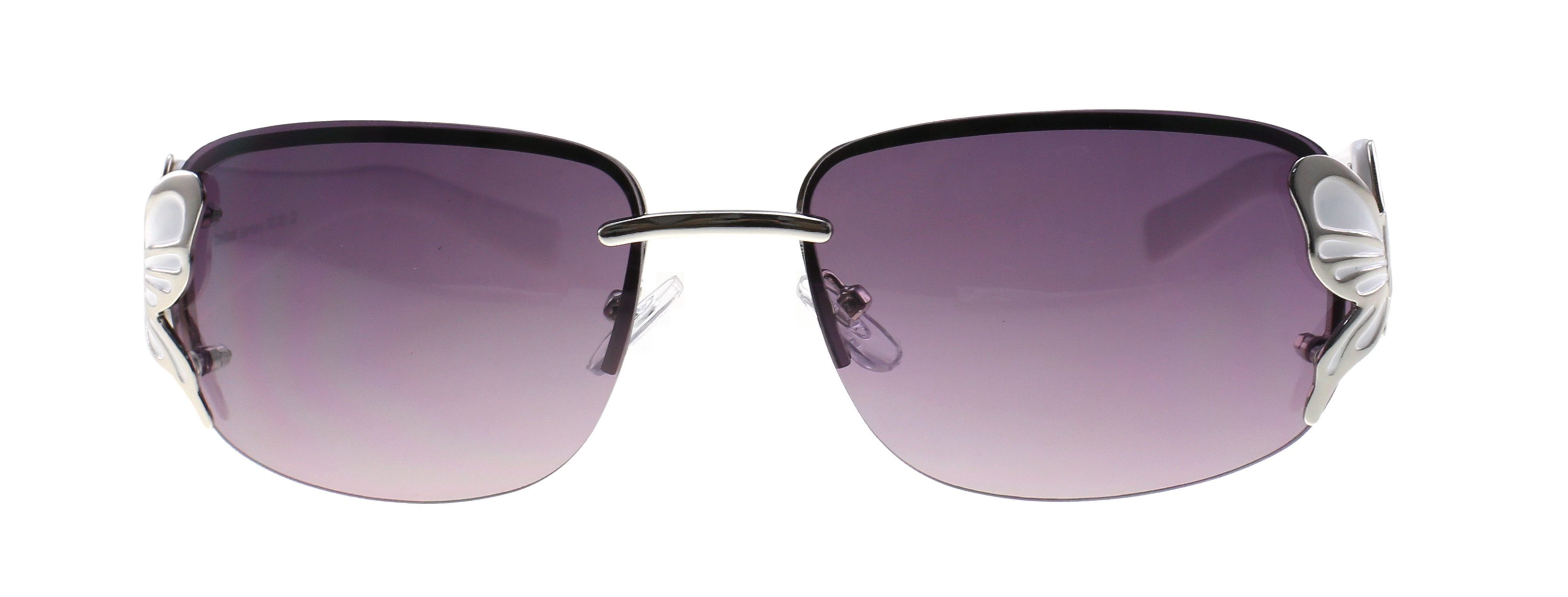 DanCarol Sonnenbrille DC-351-C1-Modische- Sonnenbrille für Damen stilvollem Schmetterling