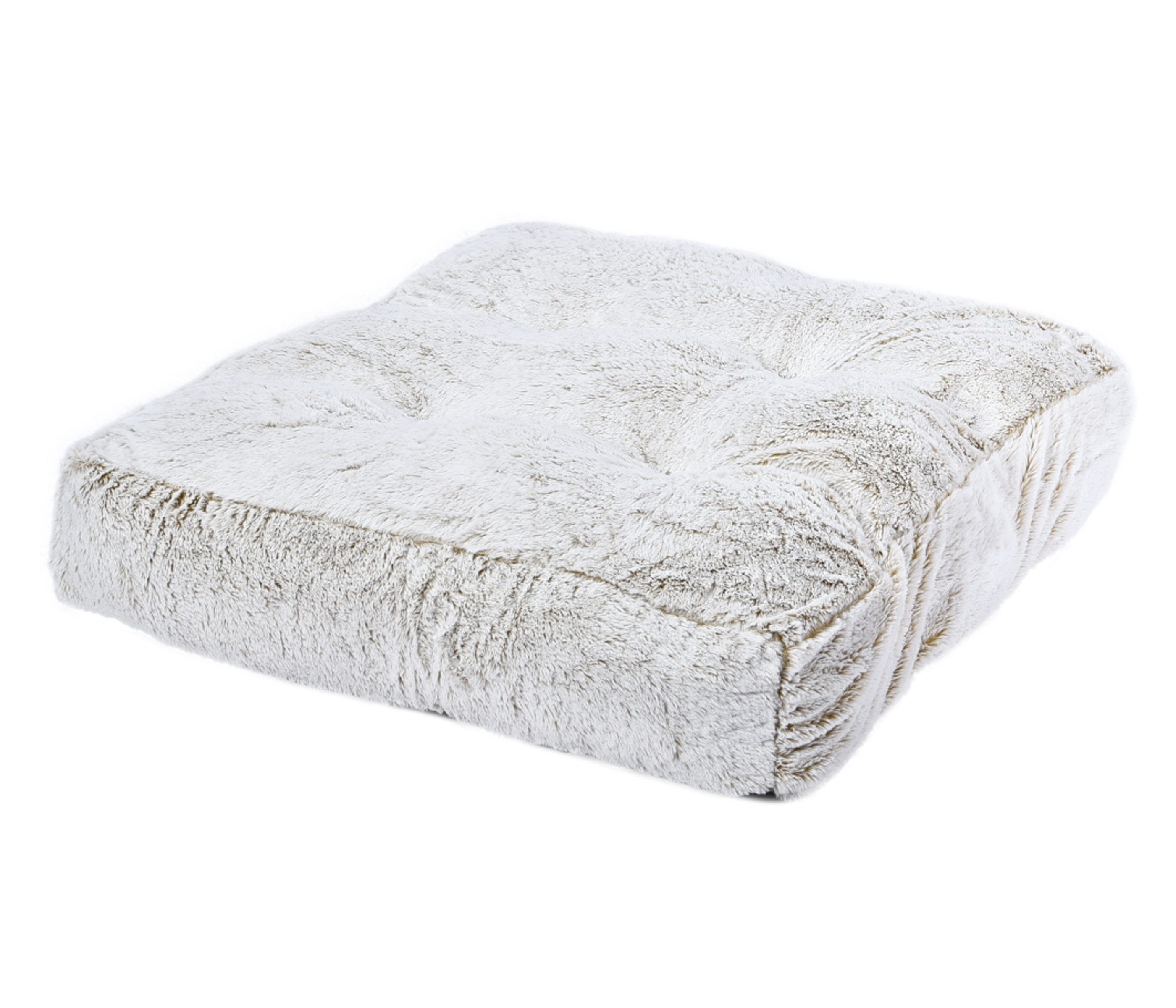 Dehner Tierbett Kuschelkissen Chichi, Hundekissen / Katzenkissen, ca. 90 x 90 x 20 cm, flauschiges Material aus Polyester und Polypropylen