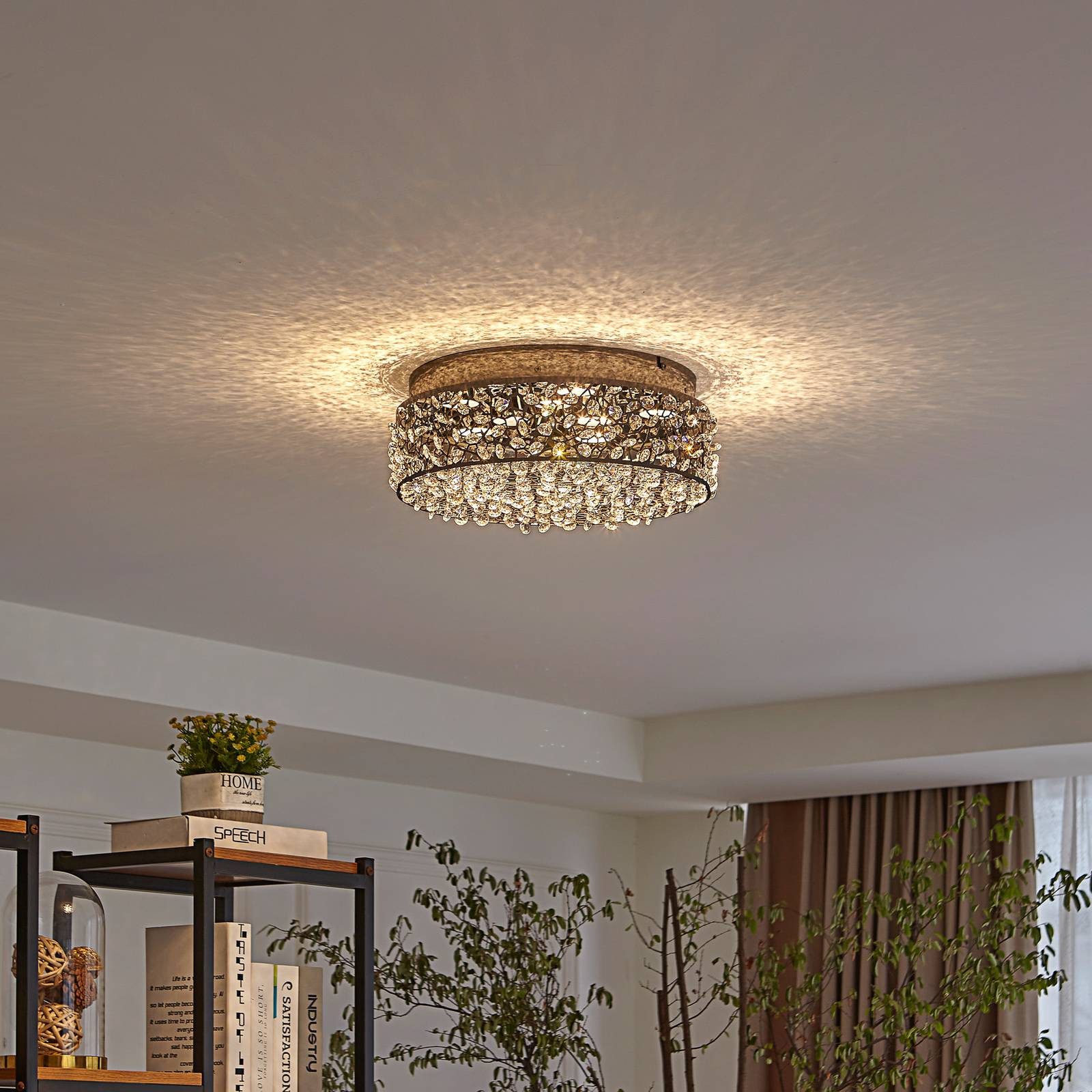 Lucande Deckenleuchten Felias, LED 17 W gesamt, warmweiß