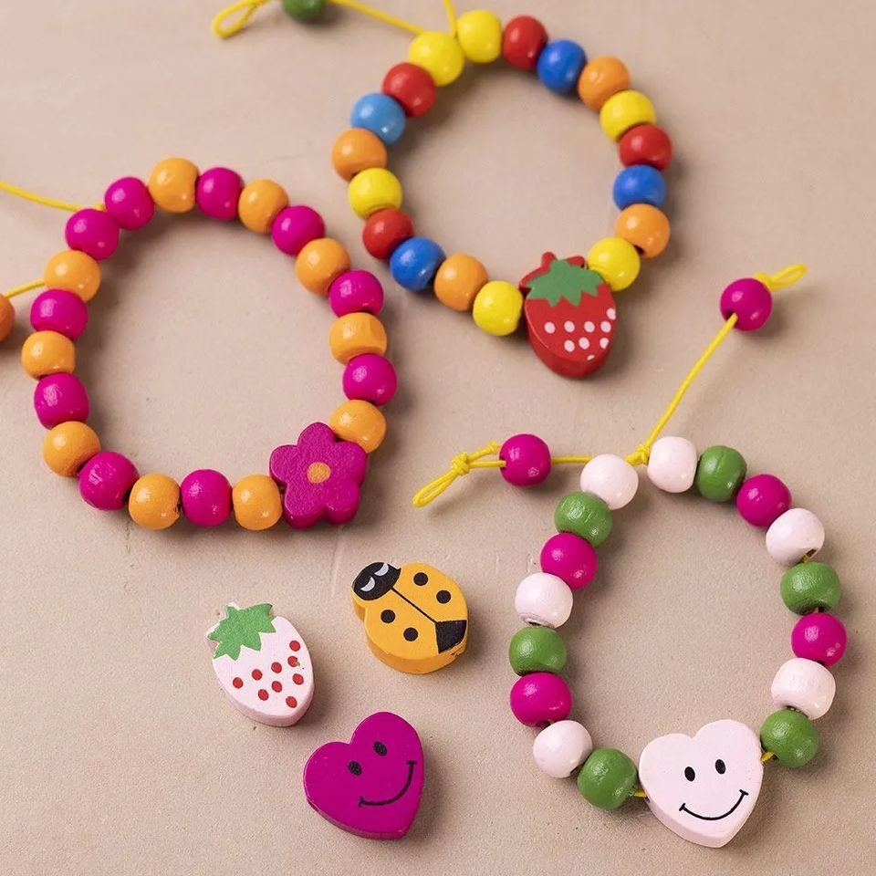 creativ company Kreativset Mini Kreativ Mix Schmuck, Holzperlen