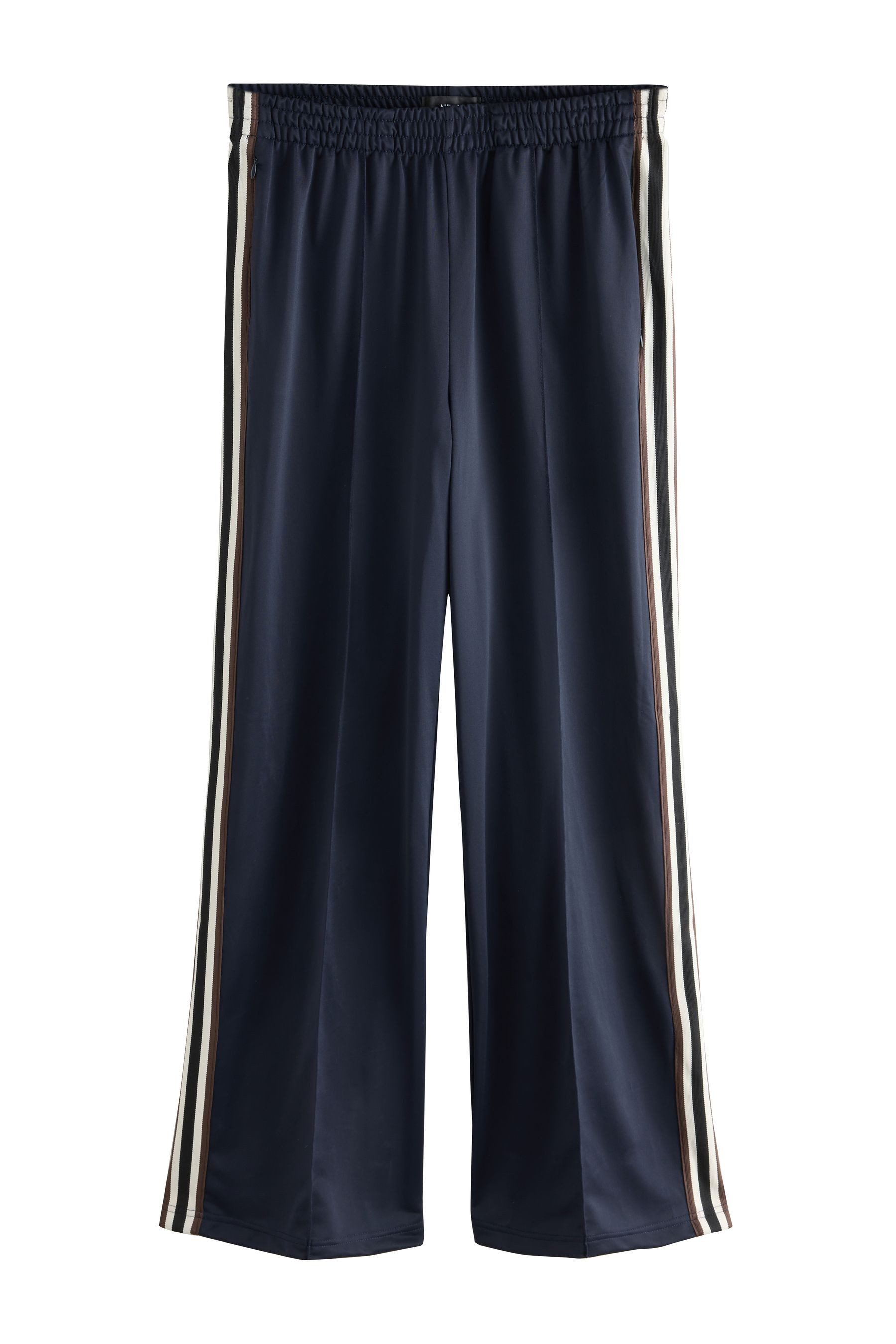 Next Palazzohose Hose mit weitem Bein und Seitenstreifen, Petite (1-tlg)