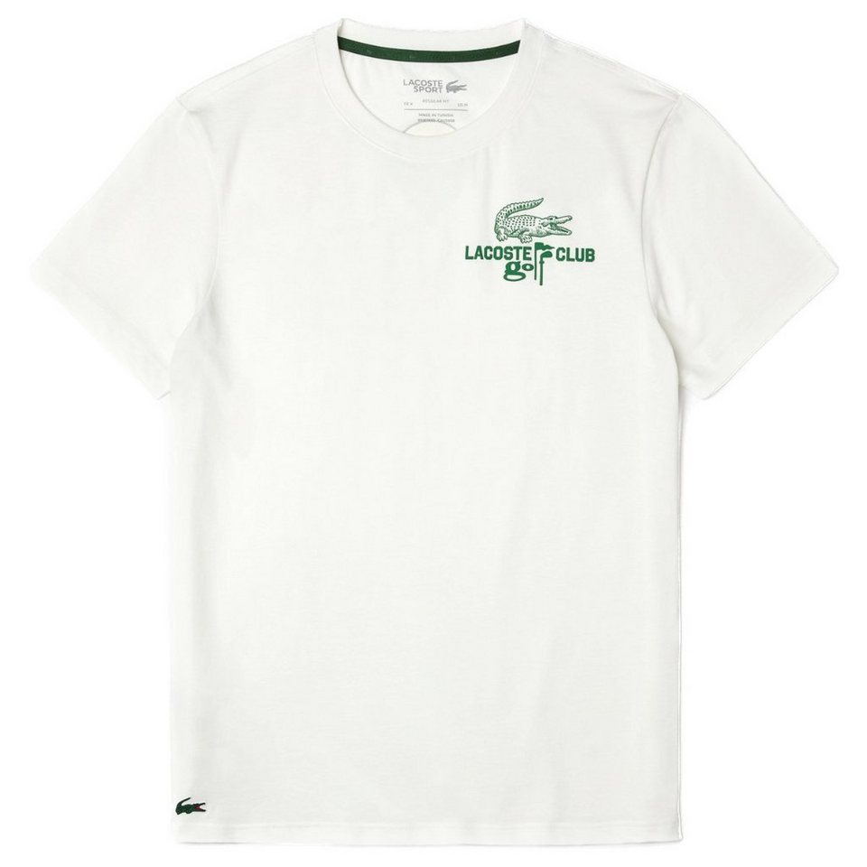 Lacoste Poloshirt Lacoste Logo T-Shirt Weiss