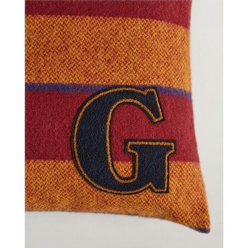 Kissenhülle Gant Home Kissenhülle Varsity Stripe Cushion Plumped Red (50x50cm), Gant