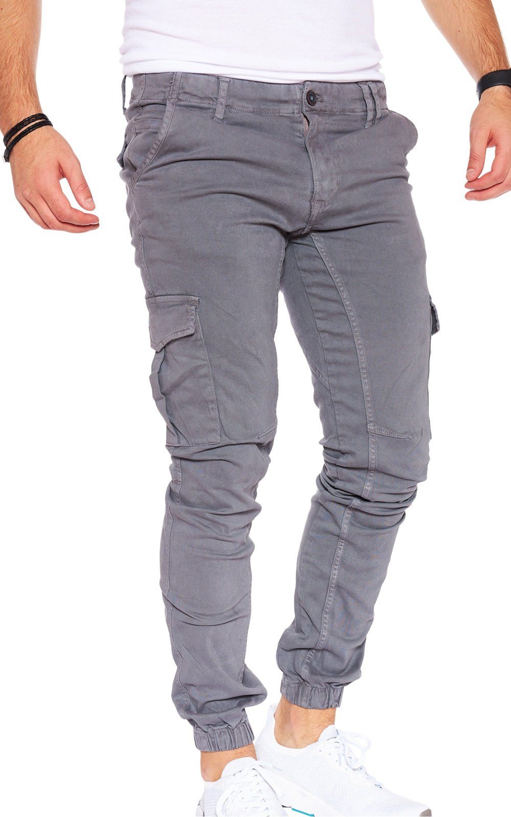 Cargohose Cargohose Grey Herren männer Cargohose Cargohose Styleko Styleko Hose 8002 Chino