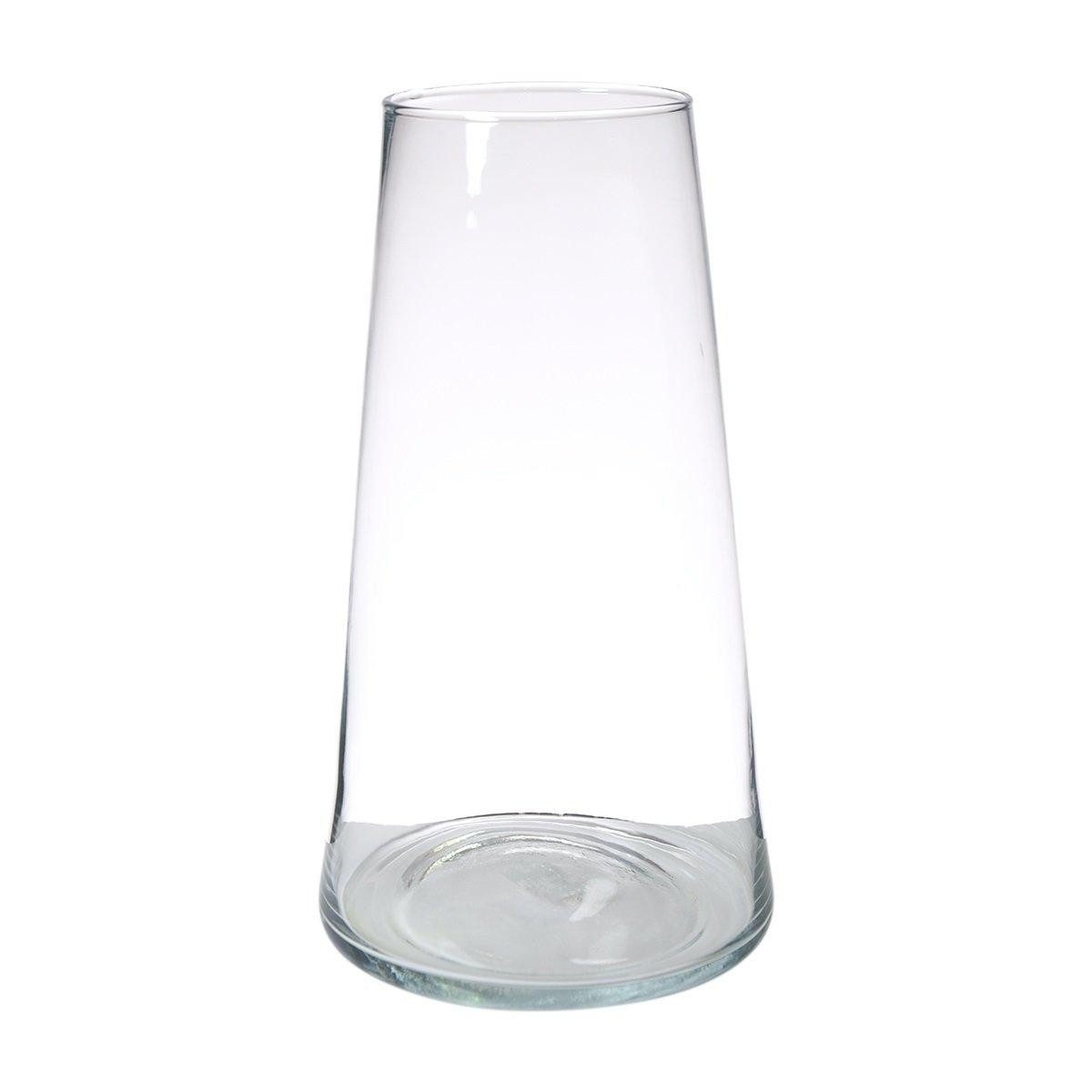 INNA-Glas Kerzenhalter Windlicht MAX aus Glas, klar, 35 cm, Ø 24 cm