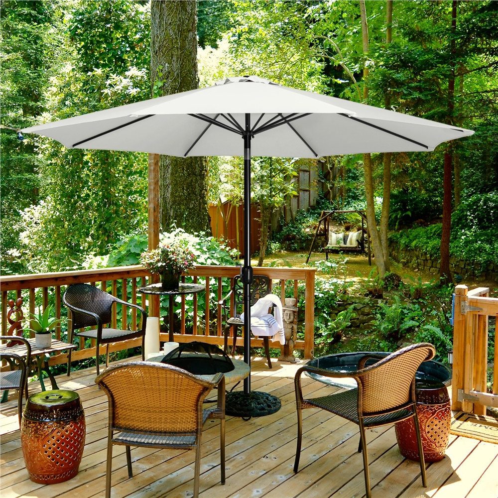 Yaheetech Sonnenschirm ∅ 223/270/294/327 cm, Gartenschirm günstig online kaufen
