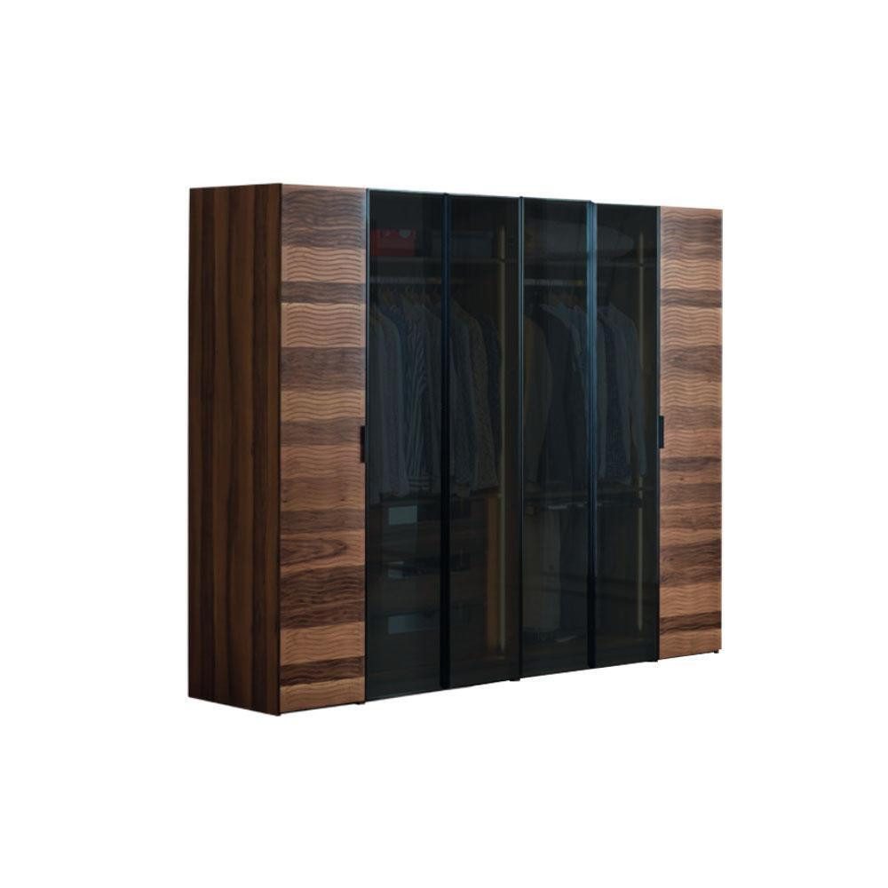 JVmoebel Kleiderschrank Moderner Schlafzimmer Kleiderschrank Designer Glas Schrank Luxus Möbel (1-St., 1x Kleiderschrank) Made in Europa