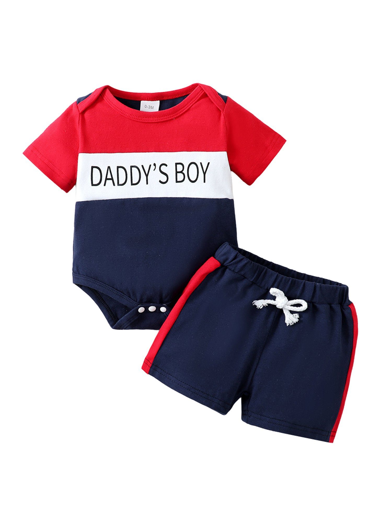 LAPA Shirt & Shorts Baby Jungen Lässig 2-teiliges Set, Top und Shorts