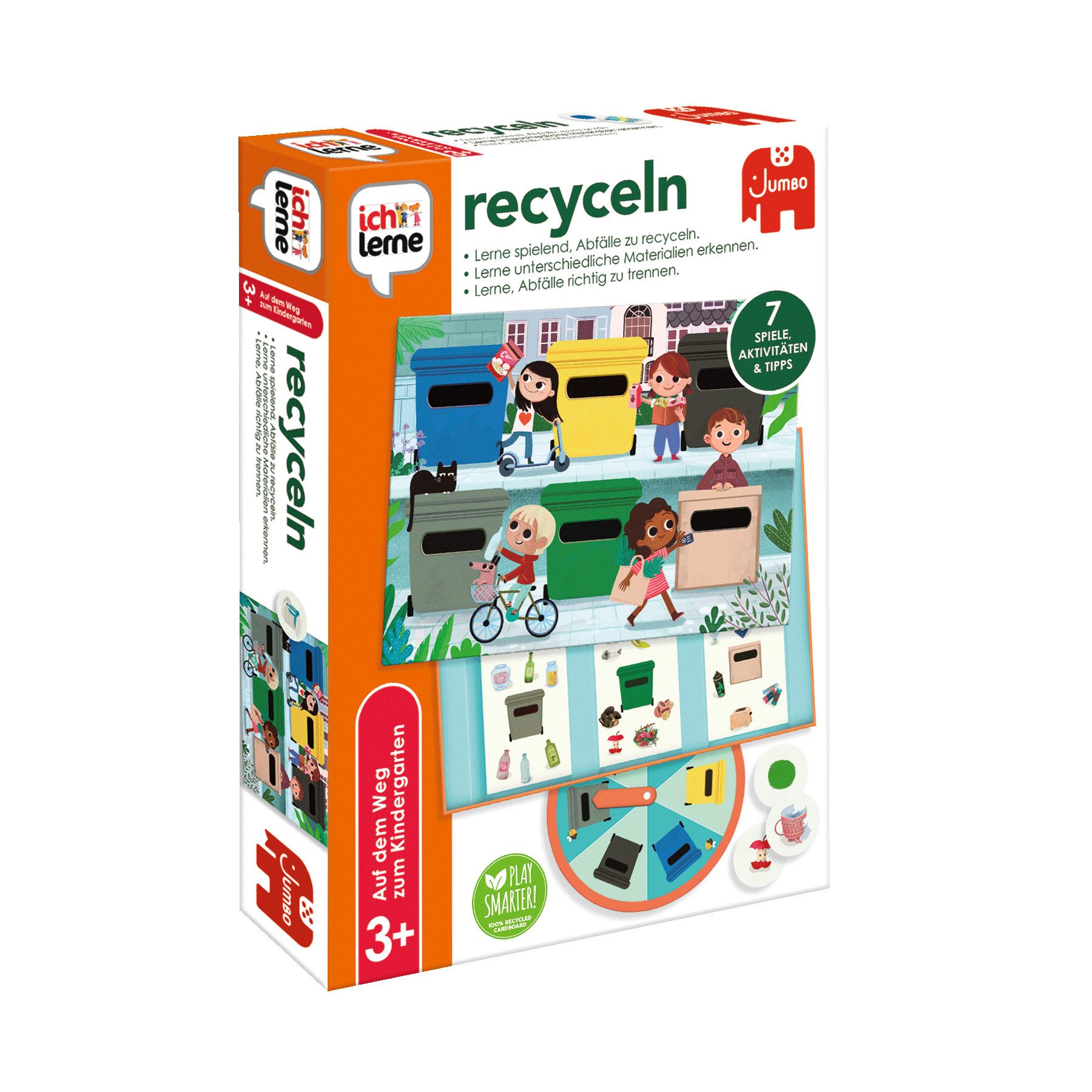 Jumbo Spiele Spiel Jumbo 19878 Ich lerne Recyceln, Lernspiel, Jumbo 19878 Ich lerne Recyceln, Lernspiel, Made in Europe