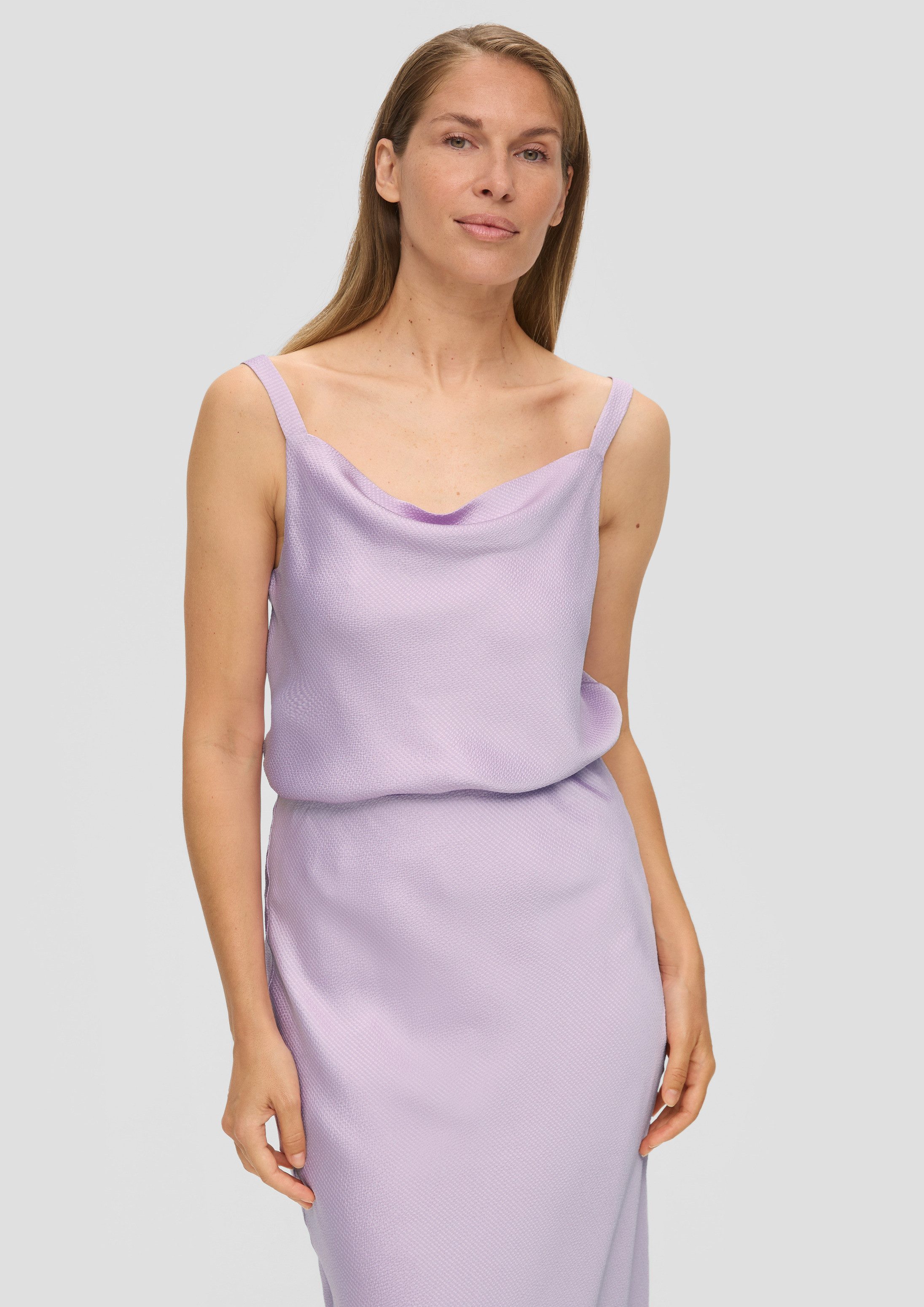 s.Oliver Blusentop Bluse Satintop mit Stuktur