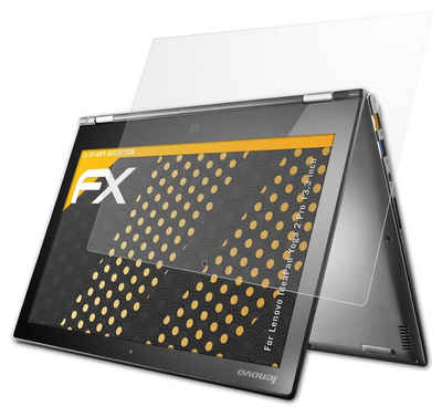 atFoliX Schutzfolie für Lenovo IdeaPad Yoga 2 Pro 13.3 inch, (2 Folien), Entspiegelnd und stoßdämpfend