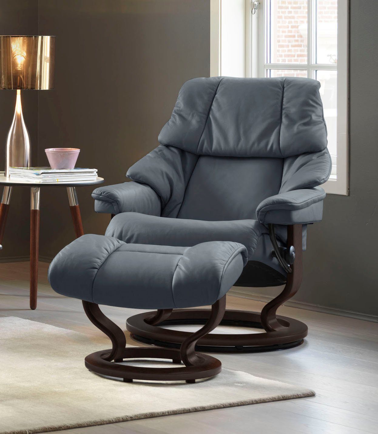 Stressless® Fußhocker Reno, mit Classic Base, Gestell Braun