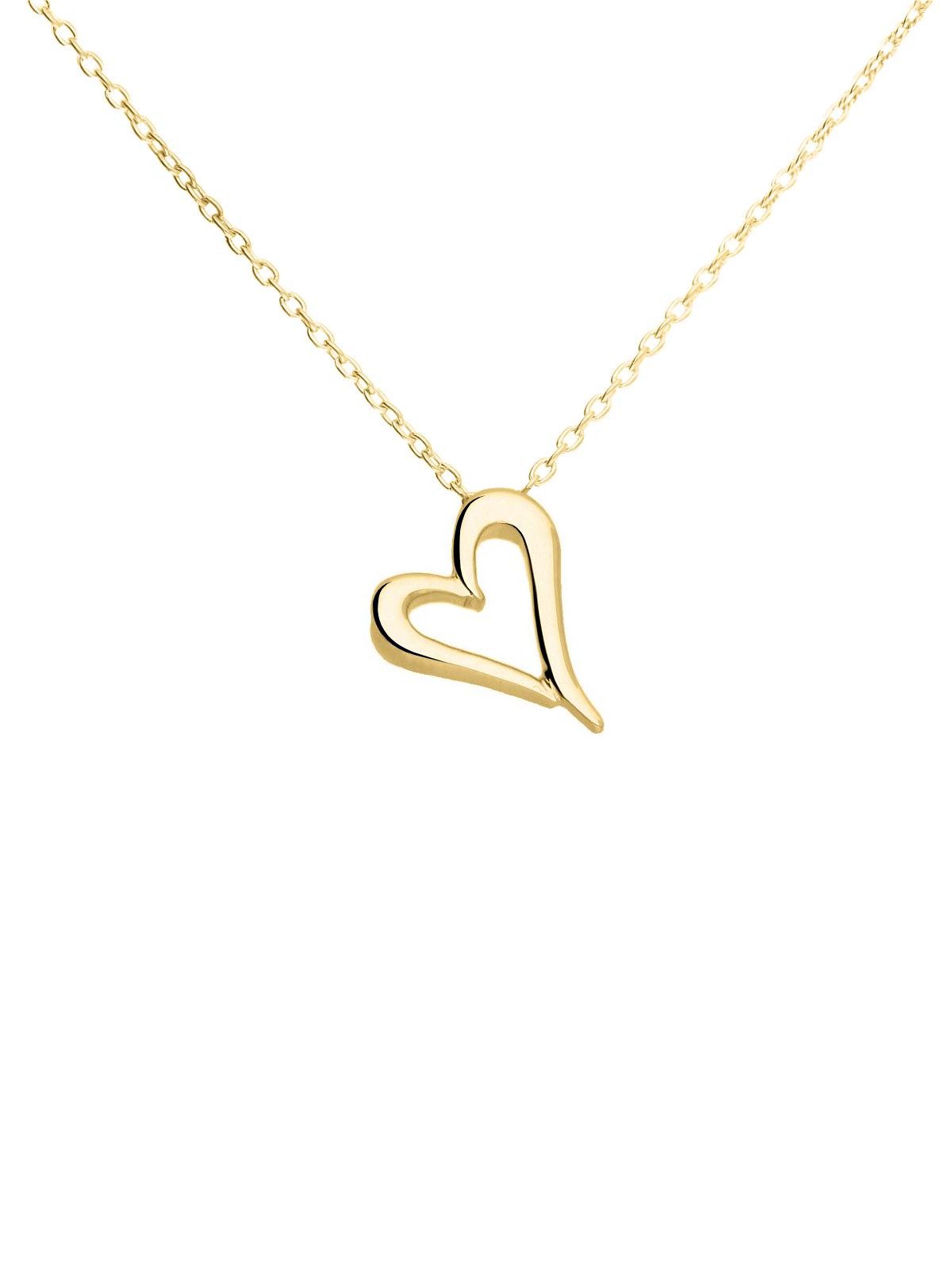 My Gold Herzkette Damen Kette mit Anhänger Gold 333 (8 Karat) - Babe (Set, 1-tlg., inkl. Schmuckbox), Geschenke