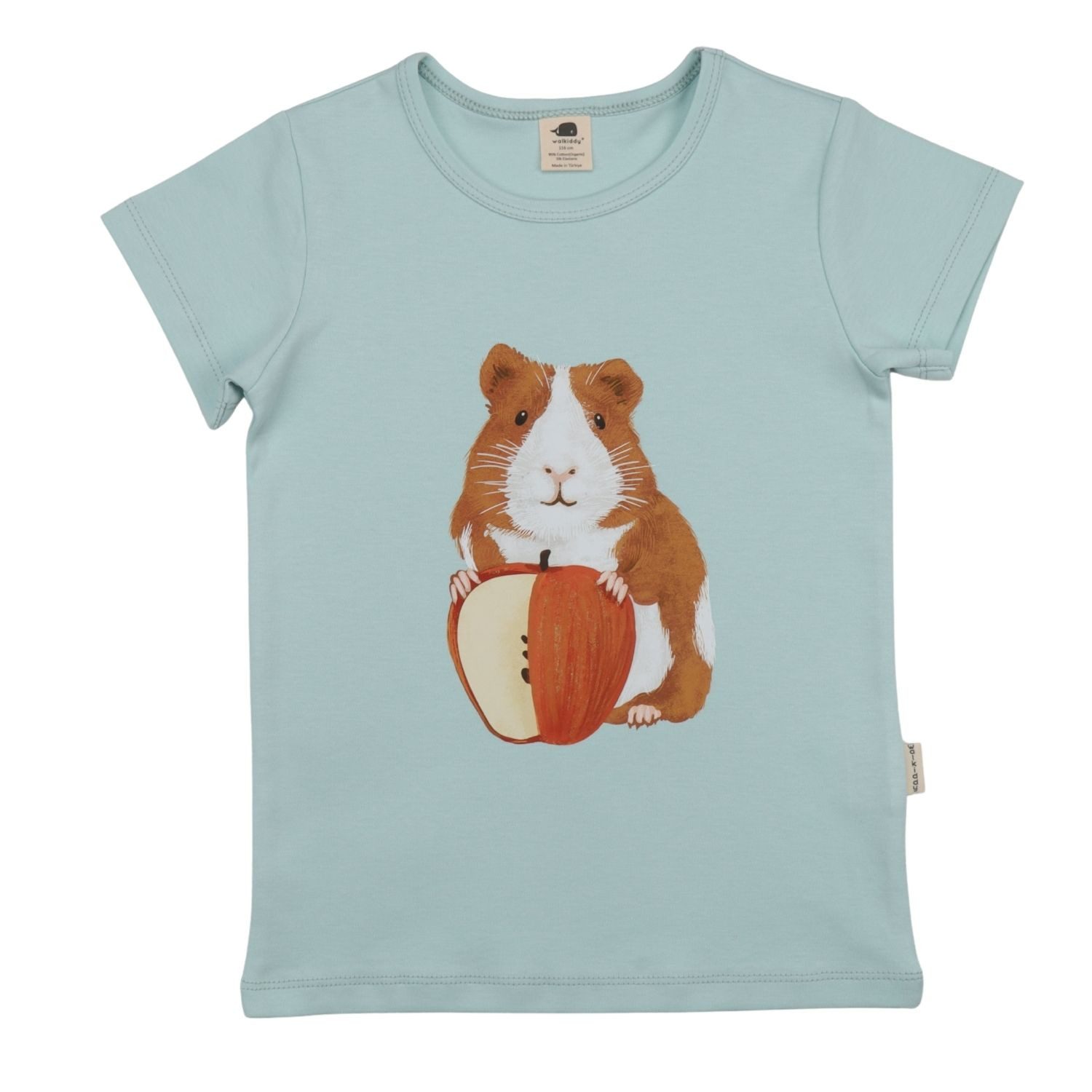 Walkiddy T-Shirt Walkiddy Happy Guinea Pigs Kinder Bio Baumwolle GOTS Green Bio Baumwolle,GOTS, Kinderbekleidung,nachhaltige Klamotten,T-Shirt