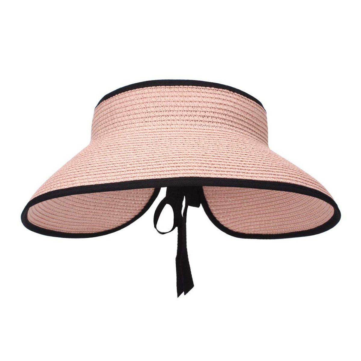 Leway Sonnenhut Große Strand-Sonnenhüte für Damen, faltbarer Hut mit  breiter Krempe, Schirmmütze