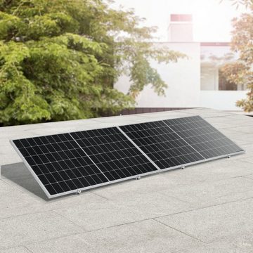 pro.tec Solaranlage, 800 W, (2-St), »Brusson« Balkonkraftwerk mit 2x415W Solarmodulen + Inverter