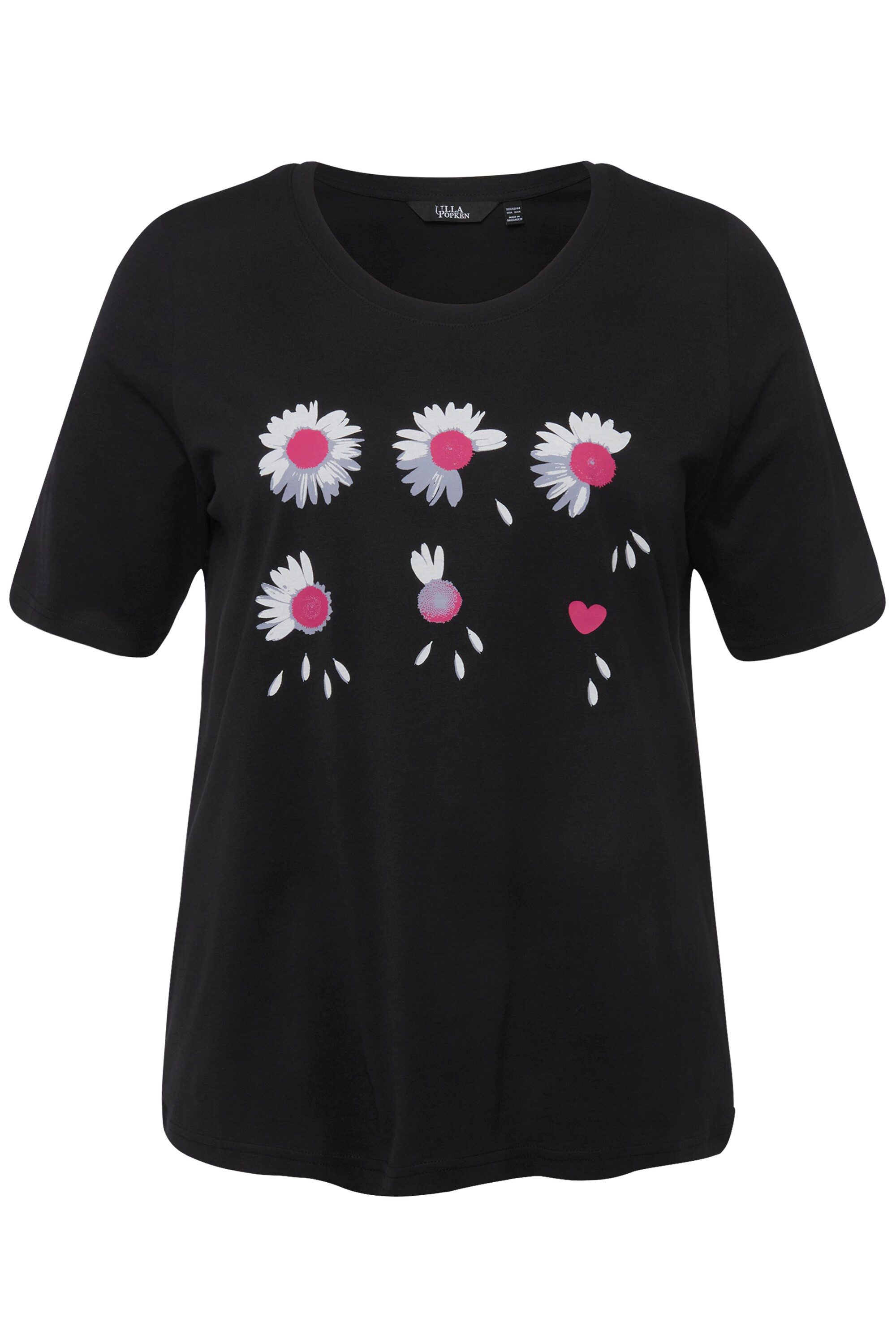 Ulla Popken T-Shirt T-Shirt Blüten Classic günstig online kaufen