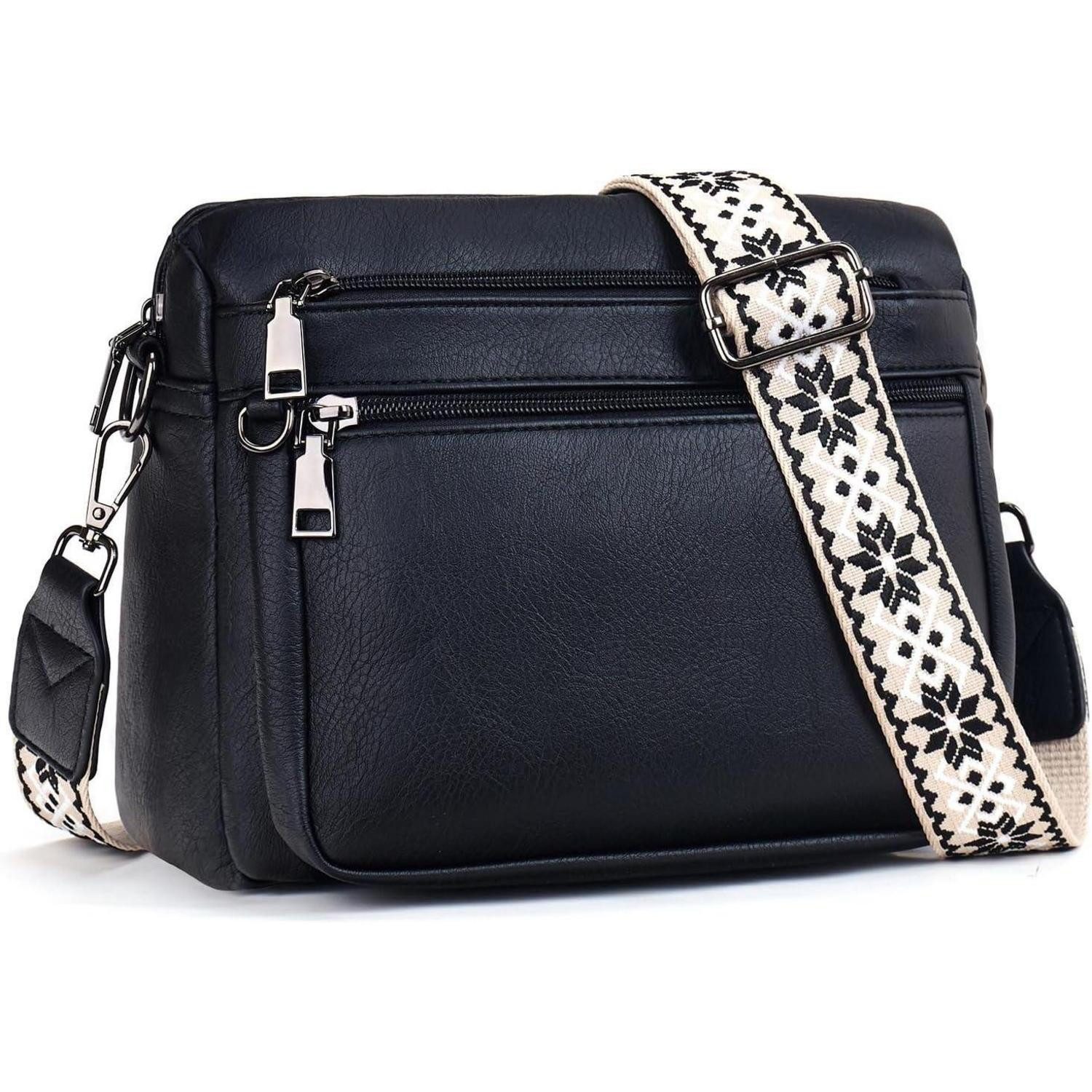 LuxusKollektion Umhängetasche Umhängetasche Damen Mittelgroß Leder Breiter günstig online kaufen