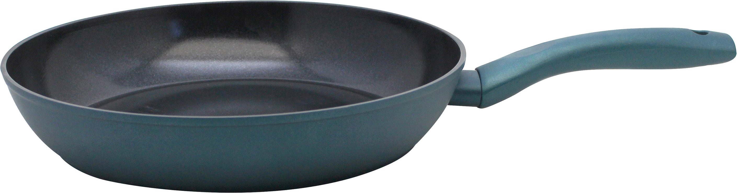 Elo Basic Bratpfanne Colorio mit farbigem Protektor, Aluminium (1-tlg), türkis mit passendem Pfannenschoner