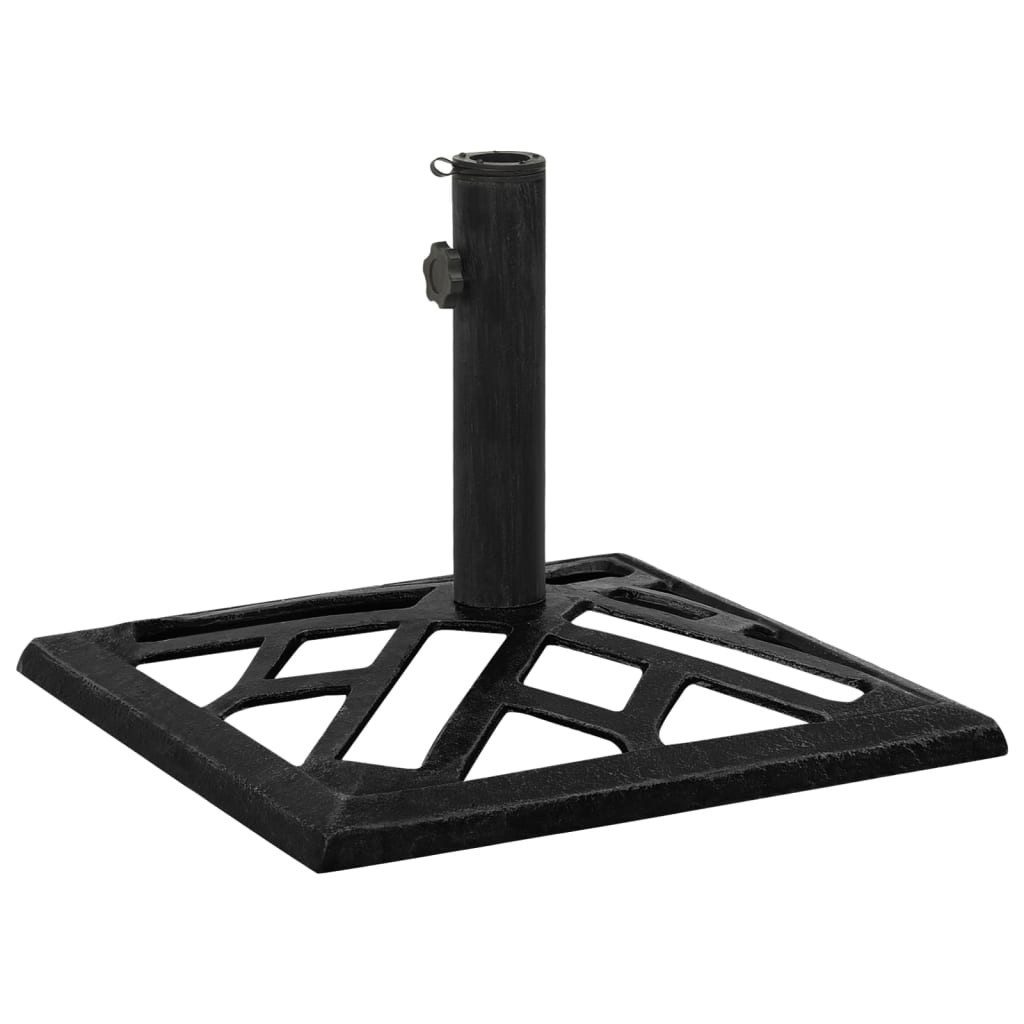 vidaXL Schirmhalter Sonnenschirmständer Schwarz 44x44x31 cm günstig online kaufen