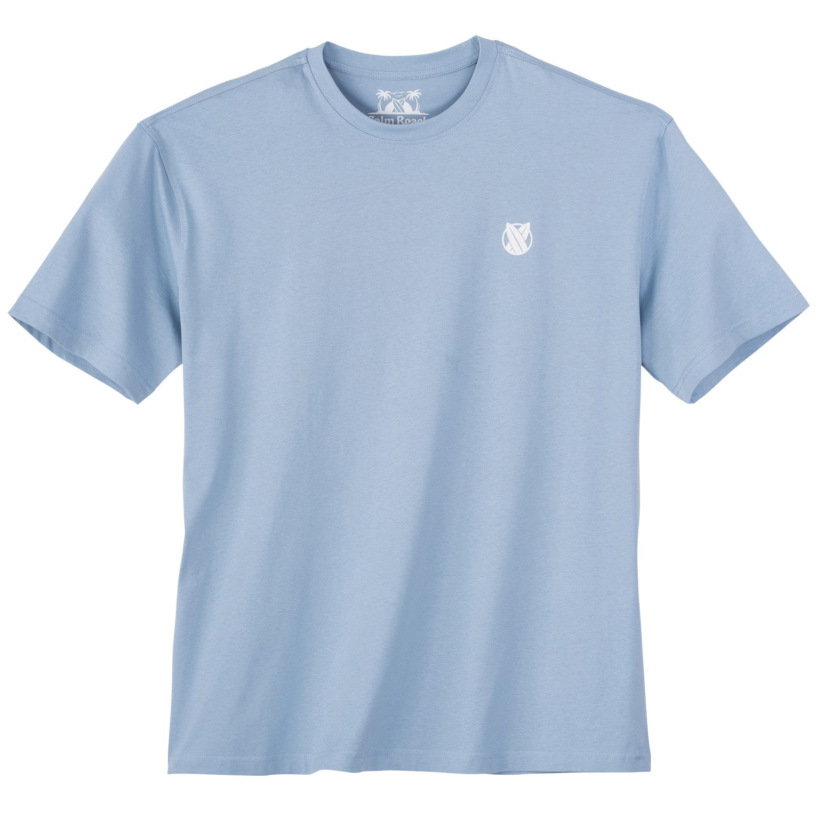 Calm Beach Print-Shirt Calm Beach Übergrößen T-Shirt hellblau Rückenprint günstig online kaufen