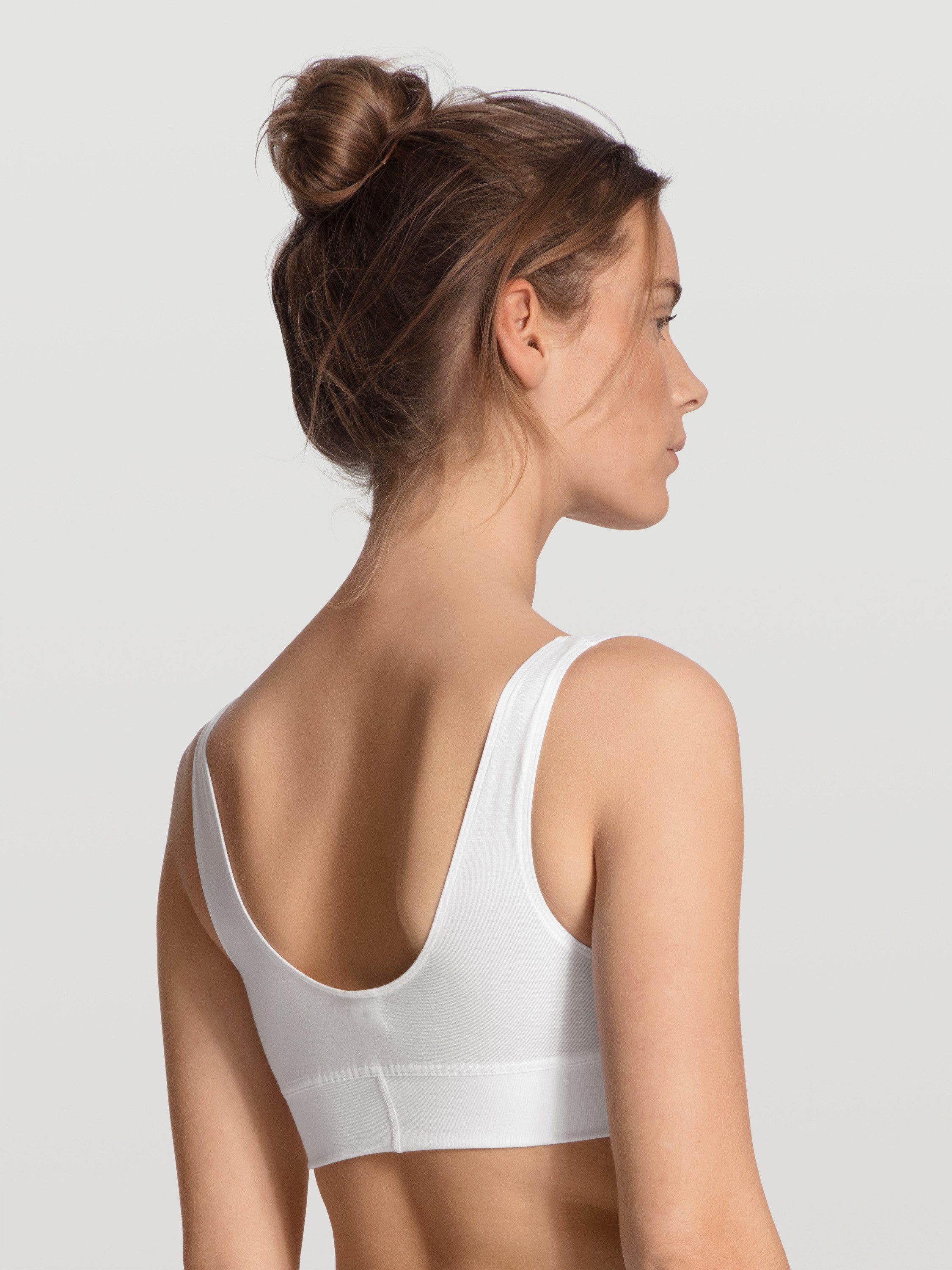 CALIDA Bustier Elastic Damen (1-tlg) weicher Softbund, breite Träger und natürlicher Halt – Bild 5 von 5