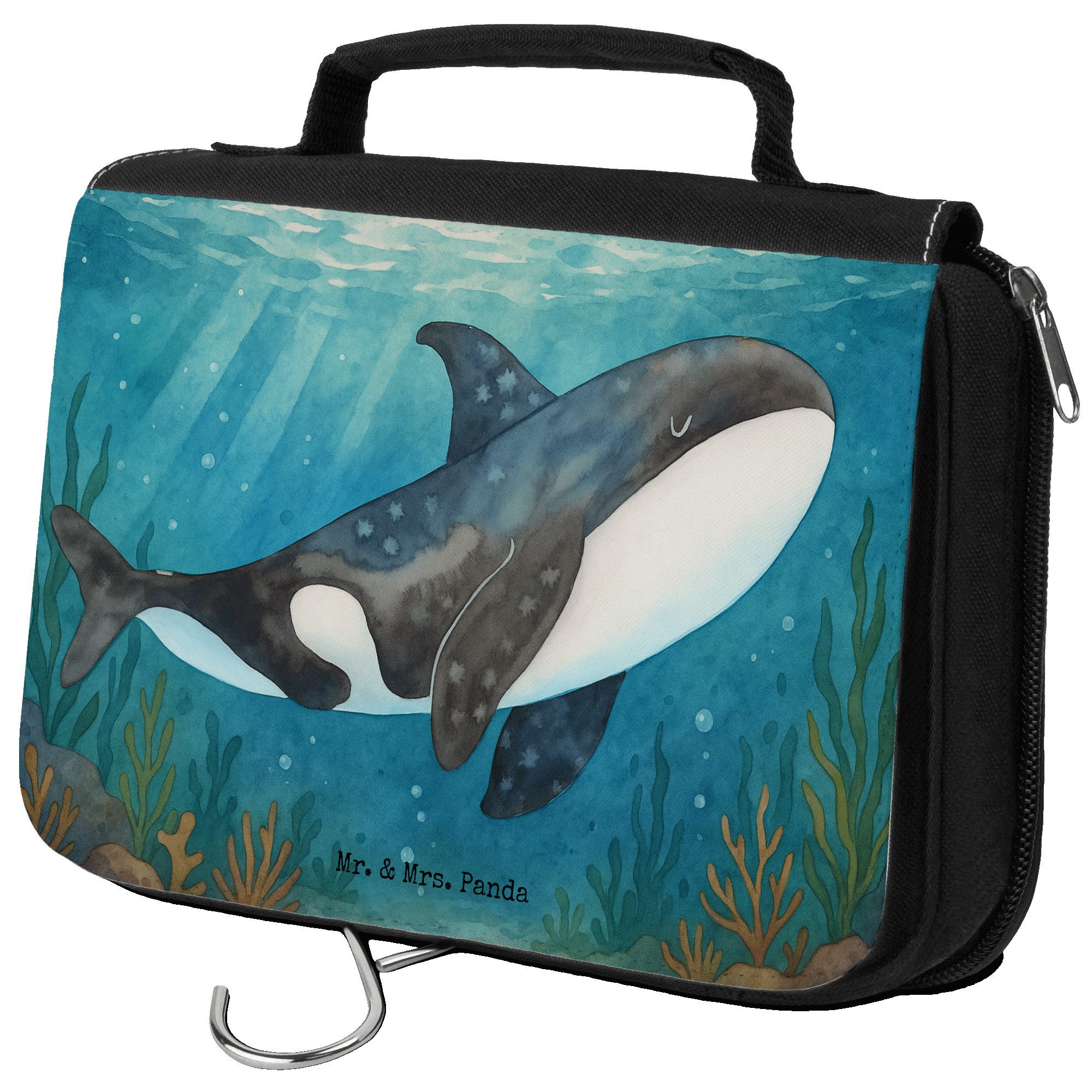 Kulturbeutel Orca Design, kosmetiktäschchen, Weiß, Kulturbeutel, Selbstliebe, hygi