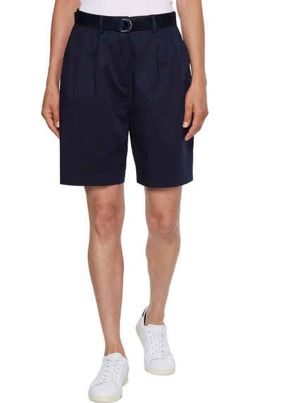 Tommy Hilfiger Shorts »CO SATEEN MODERN CHINO SHORT« mit Gürtel und Markenlabel