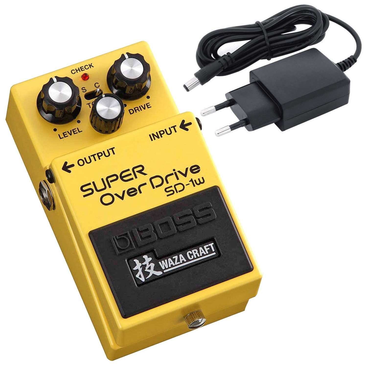 E-Gitarre Boss SD-1W Super Overdrive Waza Edition mit Netzteil