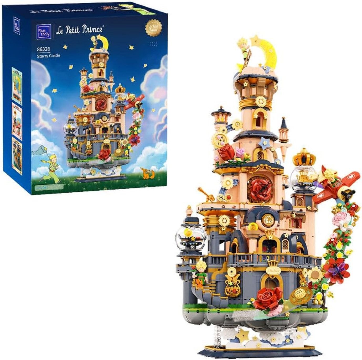 Pantasy Pantasy 86326 Kleiner Prinz Sternenschloß Starry Castle Konstruktions-Spielset, (3302 St)