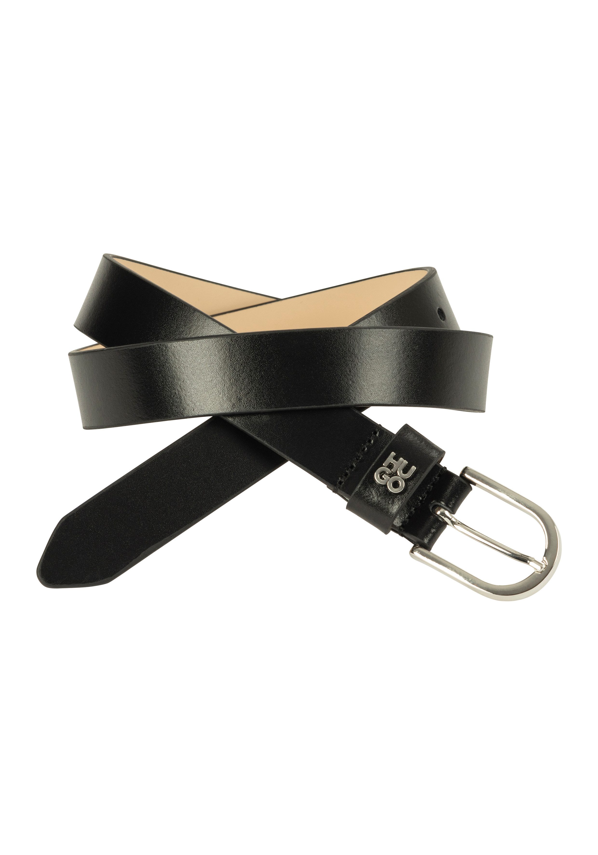 HUGO Ledergürtel Zoey_HU-GO_Sz25 mit HUGO Schriftzug