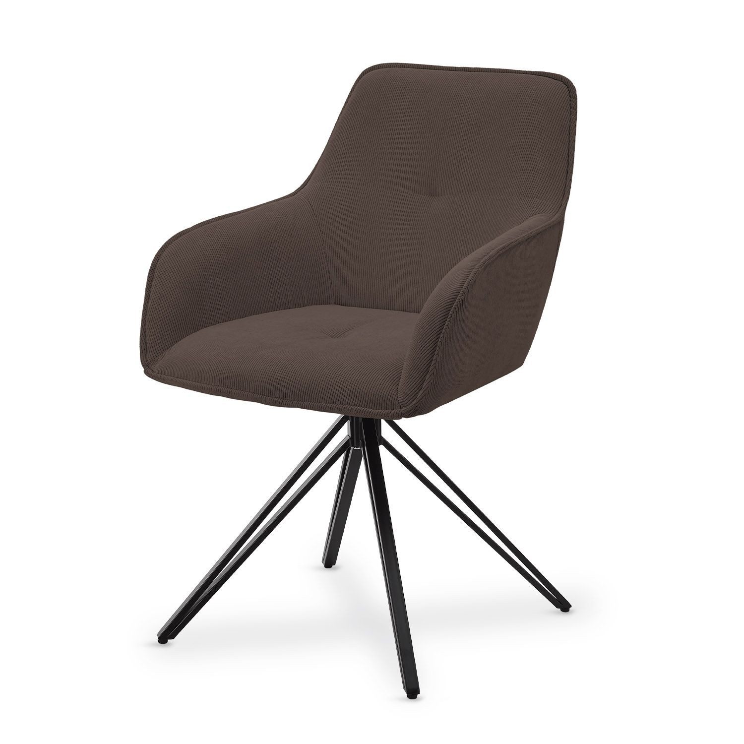 Juskys Esszimmerstuhl Clyde, modern, Stoff Bezug, günstig online kaufen
