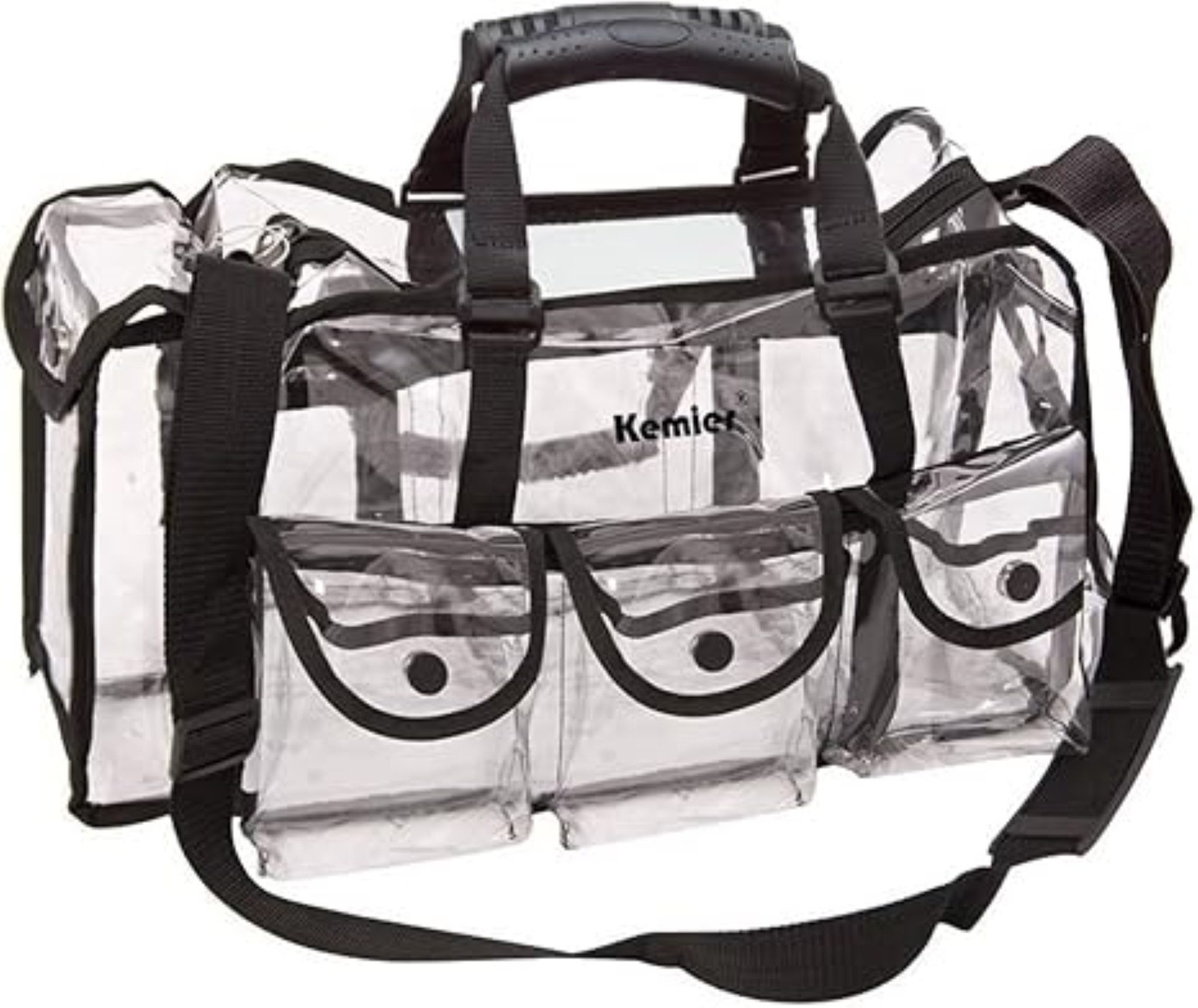 LA CUTE Kosmetiktasche Make-up-Tasche, transparent, mit Außentaschen und Sc günstig online kaufen