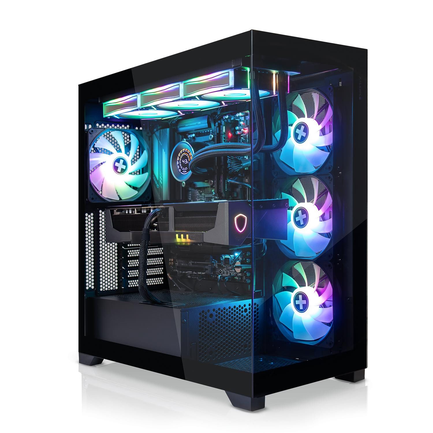SYSTEMTREFF Gaming-PC (Intel 14700KF 14700KF, Nvidia GeForce RTX 5070 Ti, 32 GB RAM, Wasserkühlung)