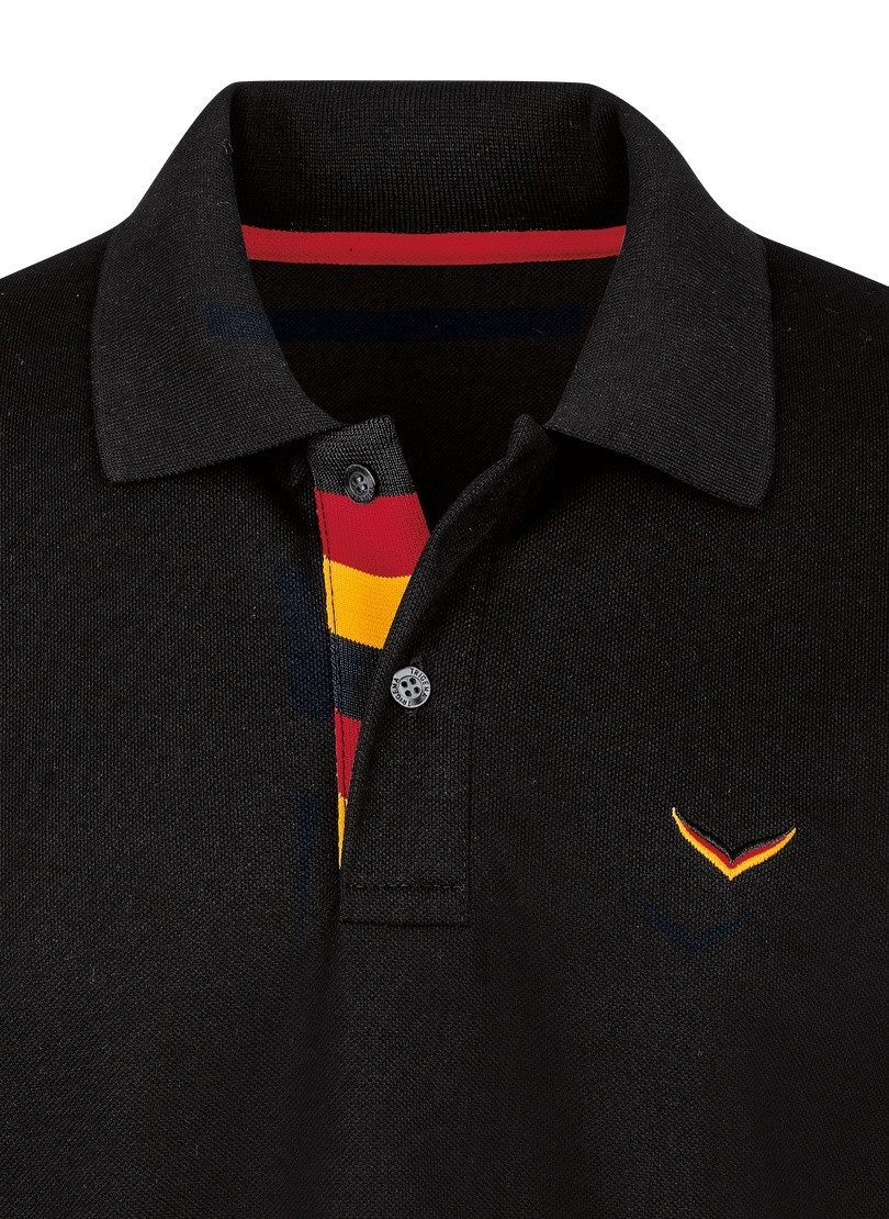Trigema Poloshirt TRIGEMA Deutschland Poloshirt (1-tlg) günstig online kaufen