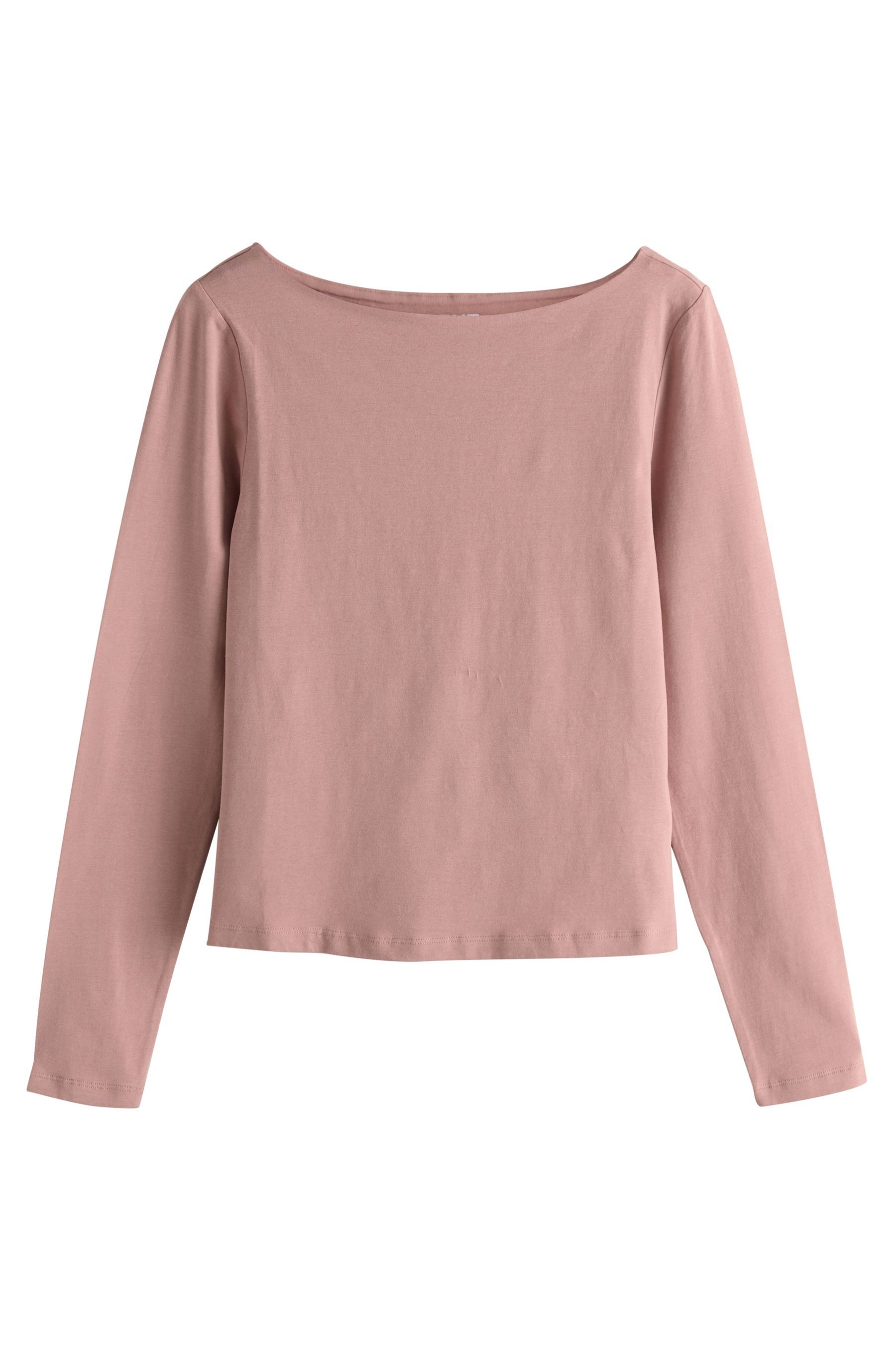 Next T-Shirt Langarmshirt mit U-Boot-Ausschnitt (1-tlg) günstig online kaufen