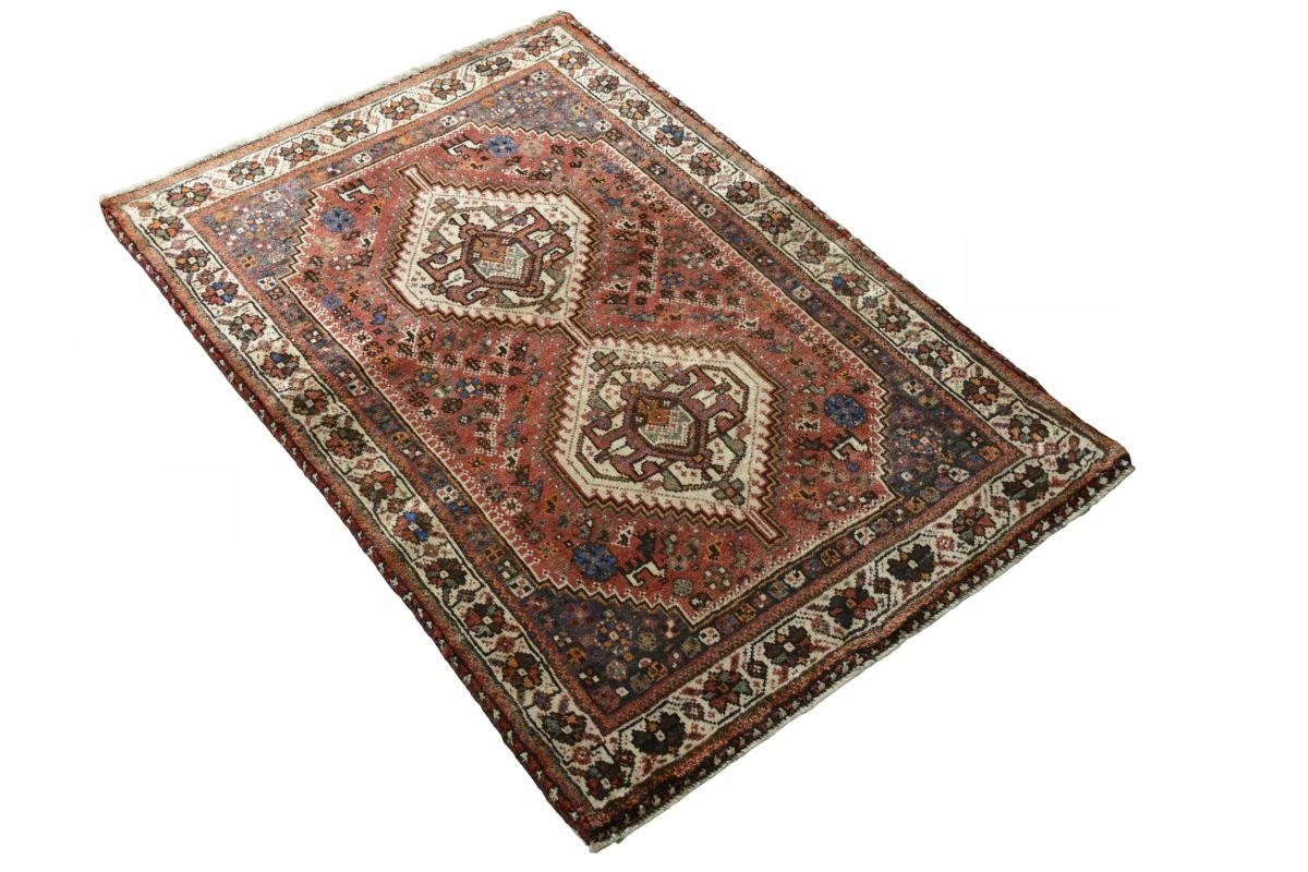 Höhe: Shiraz Handgeknüpfter Orientteppich Orientteppich rechteckig, mm Trading, 109x157 Perserteppich, 10 Nain /