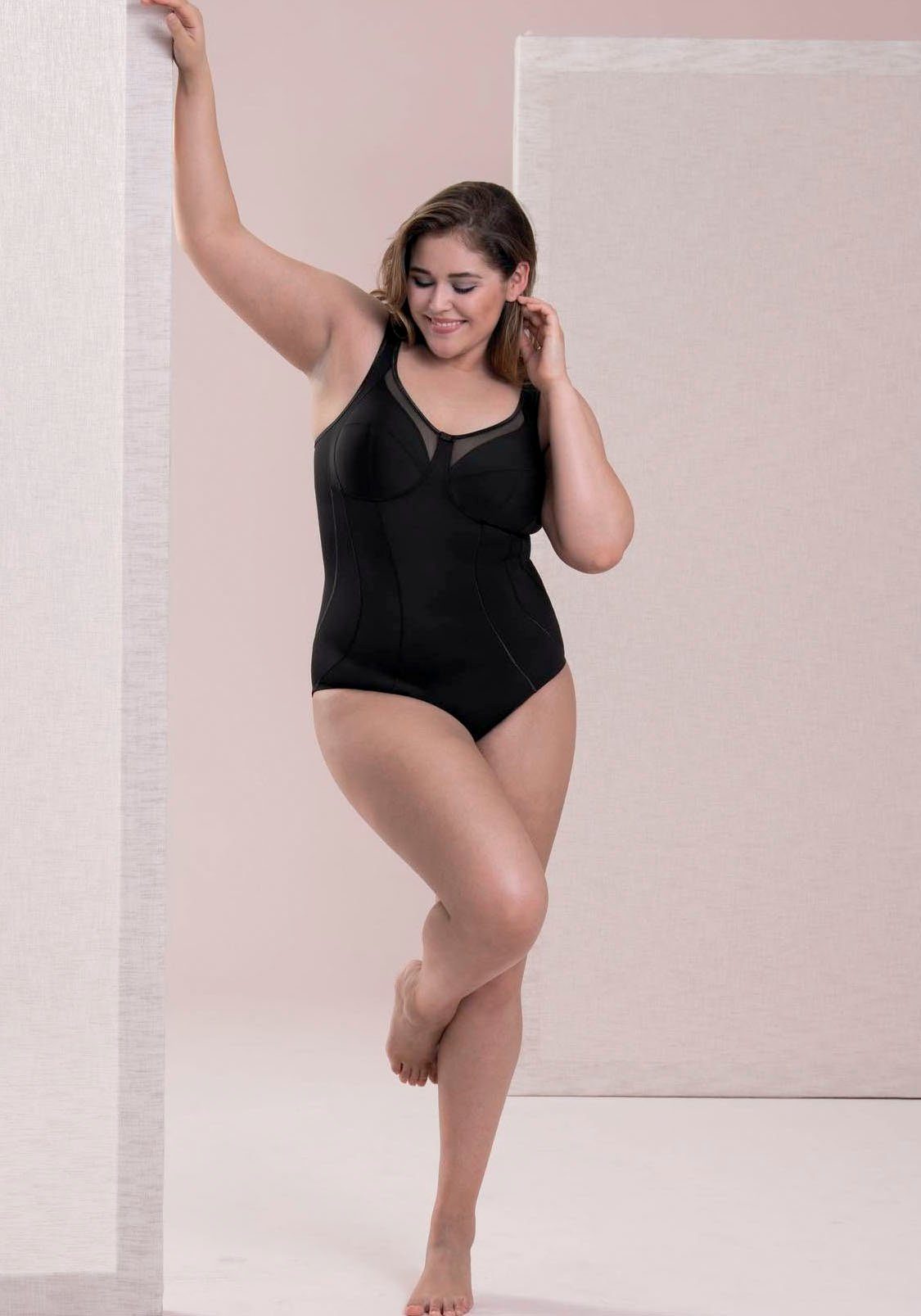 Anita since 1886 Miederbody Clara ohne Bügel, gefütterte Cups, figurformend, feminin, Polyamidmix